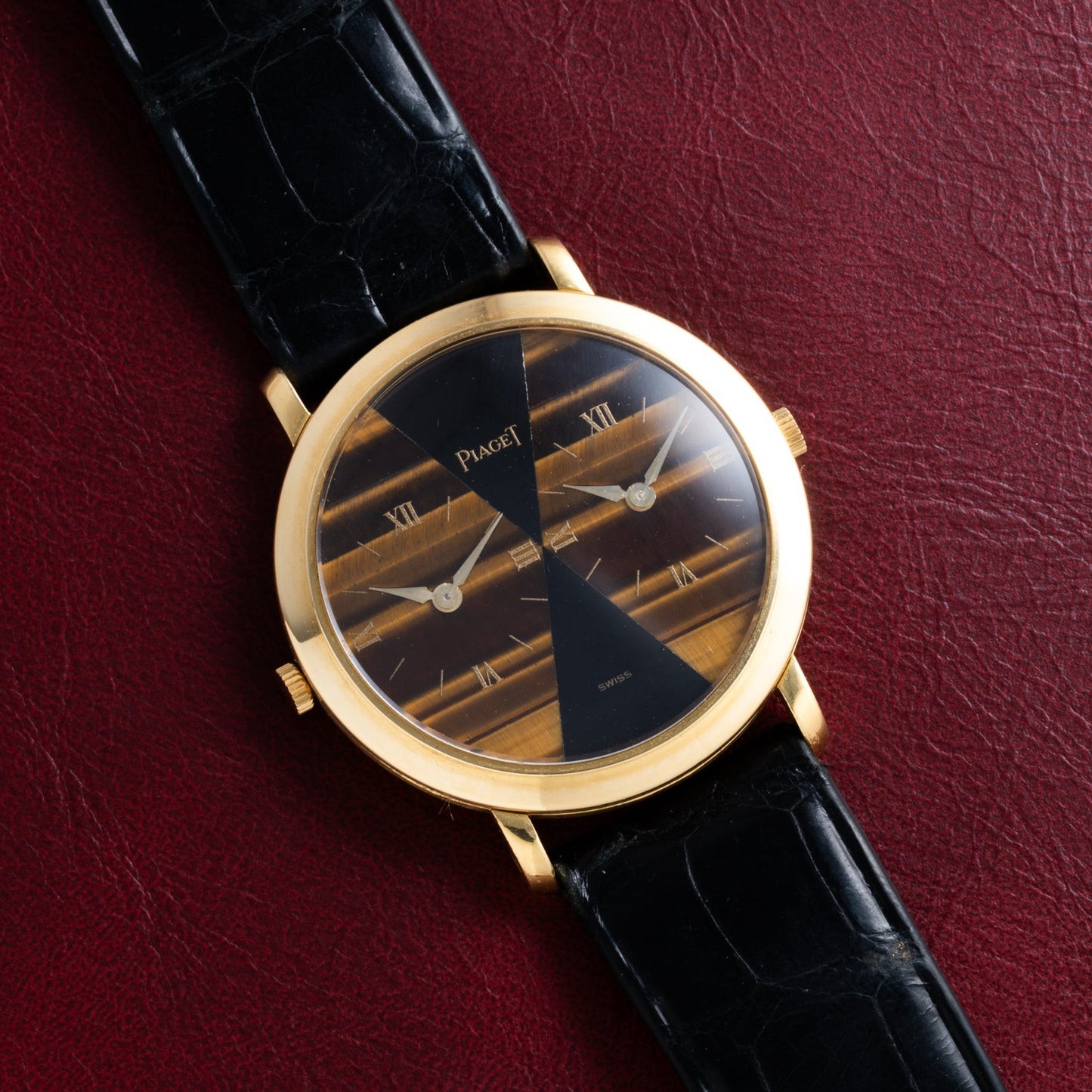 Piaget Dual Time 'Tiger's Eye' Dress Watch