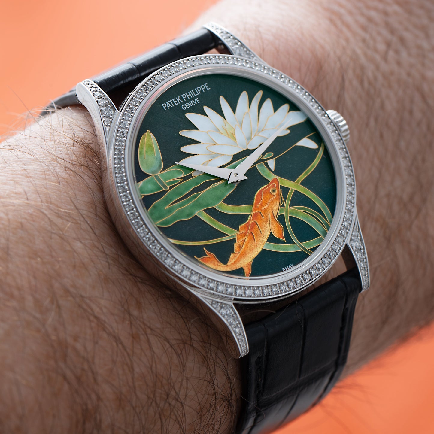 Patek Philippe Calatrava Cloisonné 'Koi Carp'