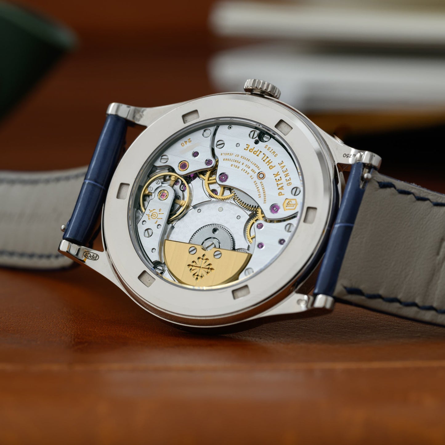 Patek Philippe Calatrava Cloisonné 'Wax Print in the Blues'