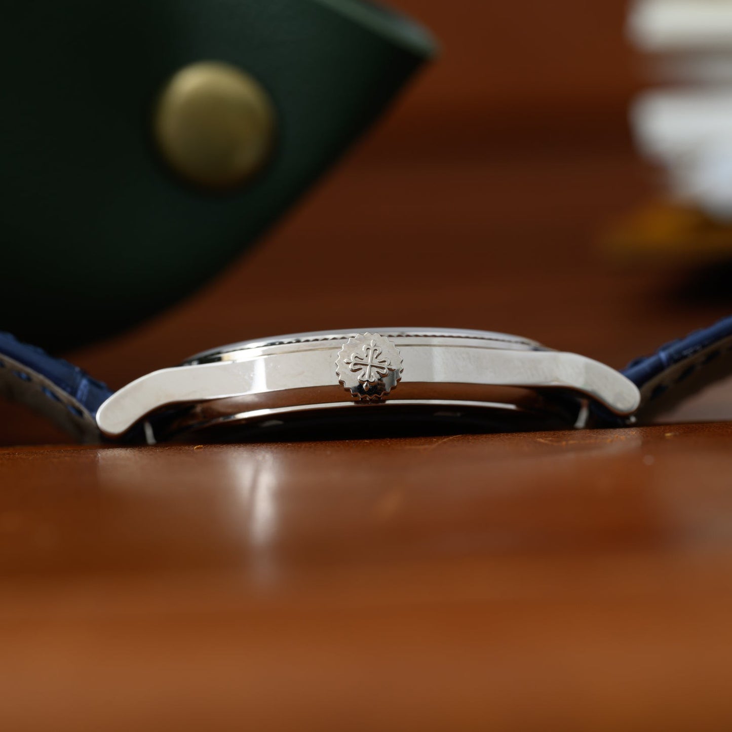 Patek Philippe Calatrava Cloisonné 'Wax Print in the Blues'