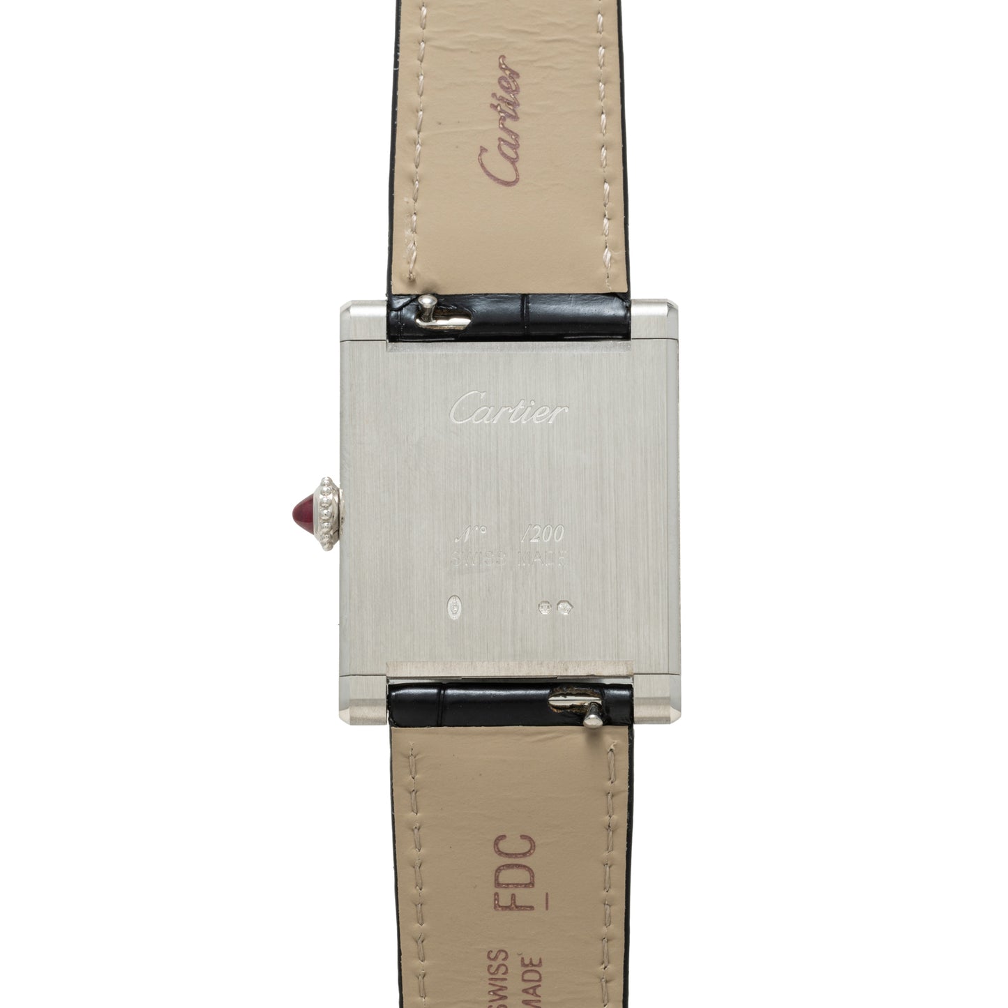 Cartier Tank Normale Platinum 'Limited Production'