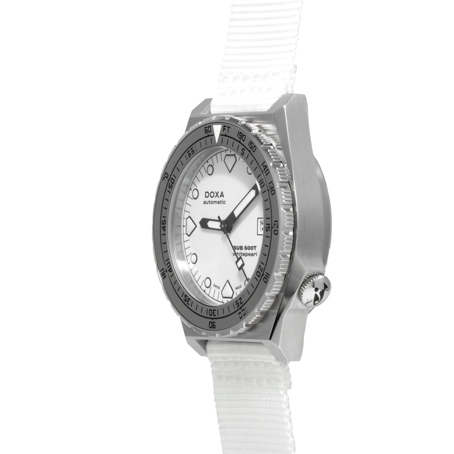 DOXA Sub 600T Whitepearl