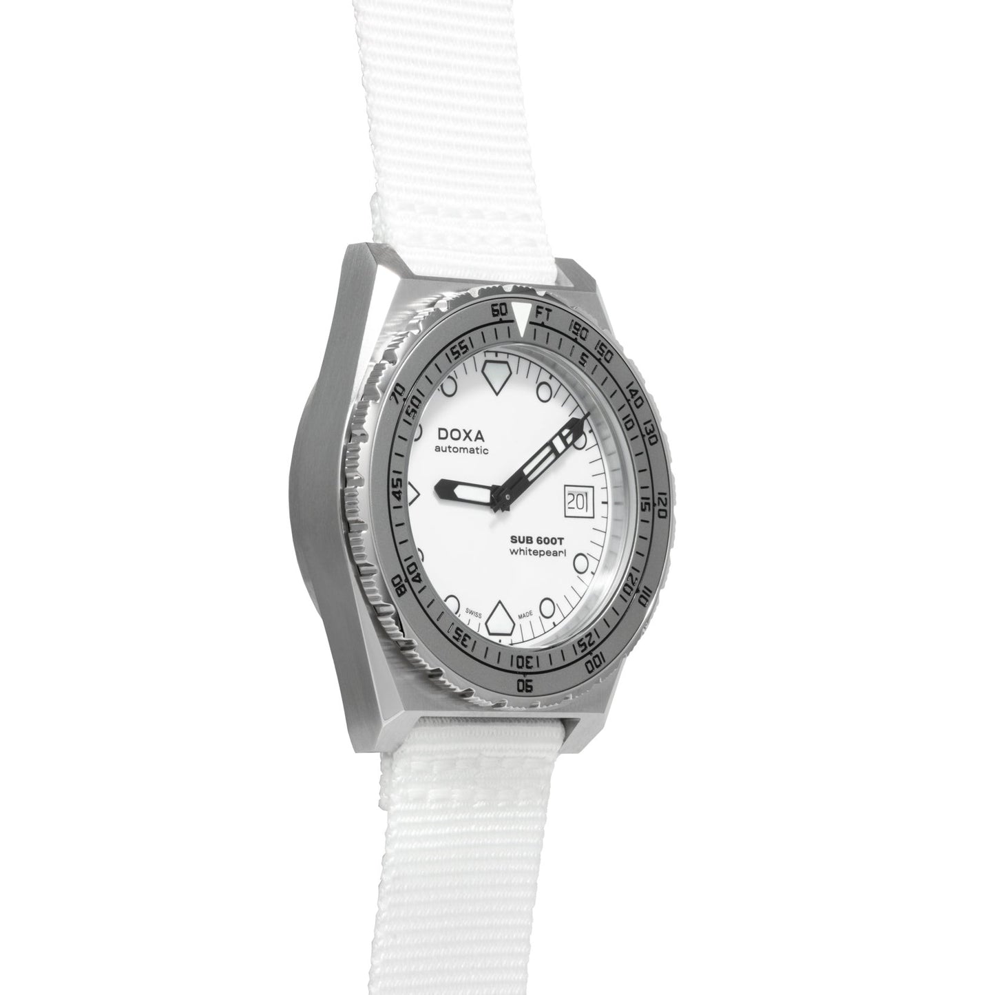DOXA Sub 600T Whitepearl