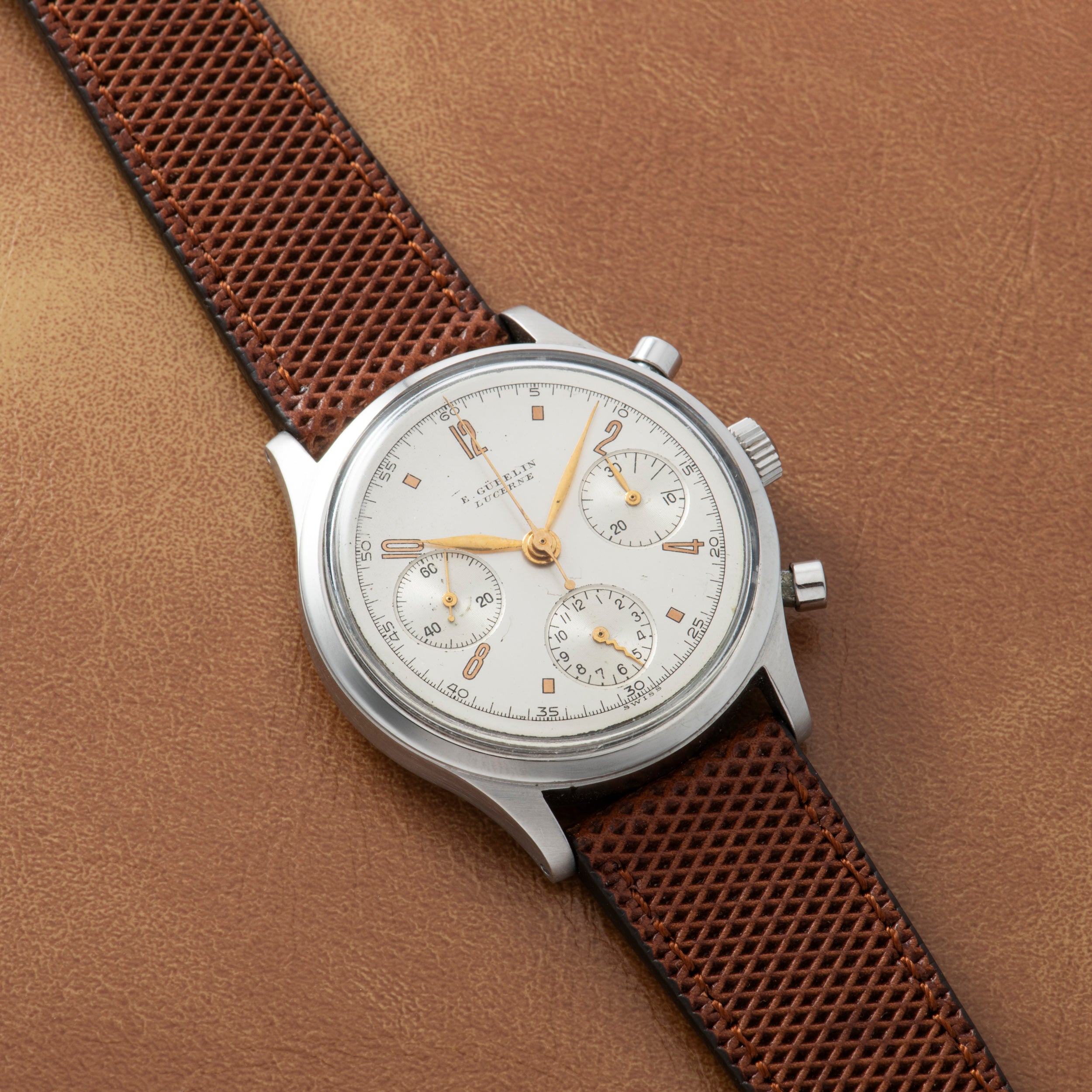 Gübelin 'Oversize' Waterproof Chronograph