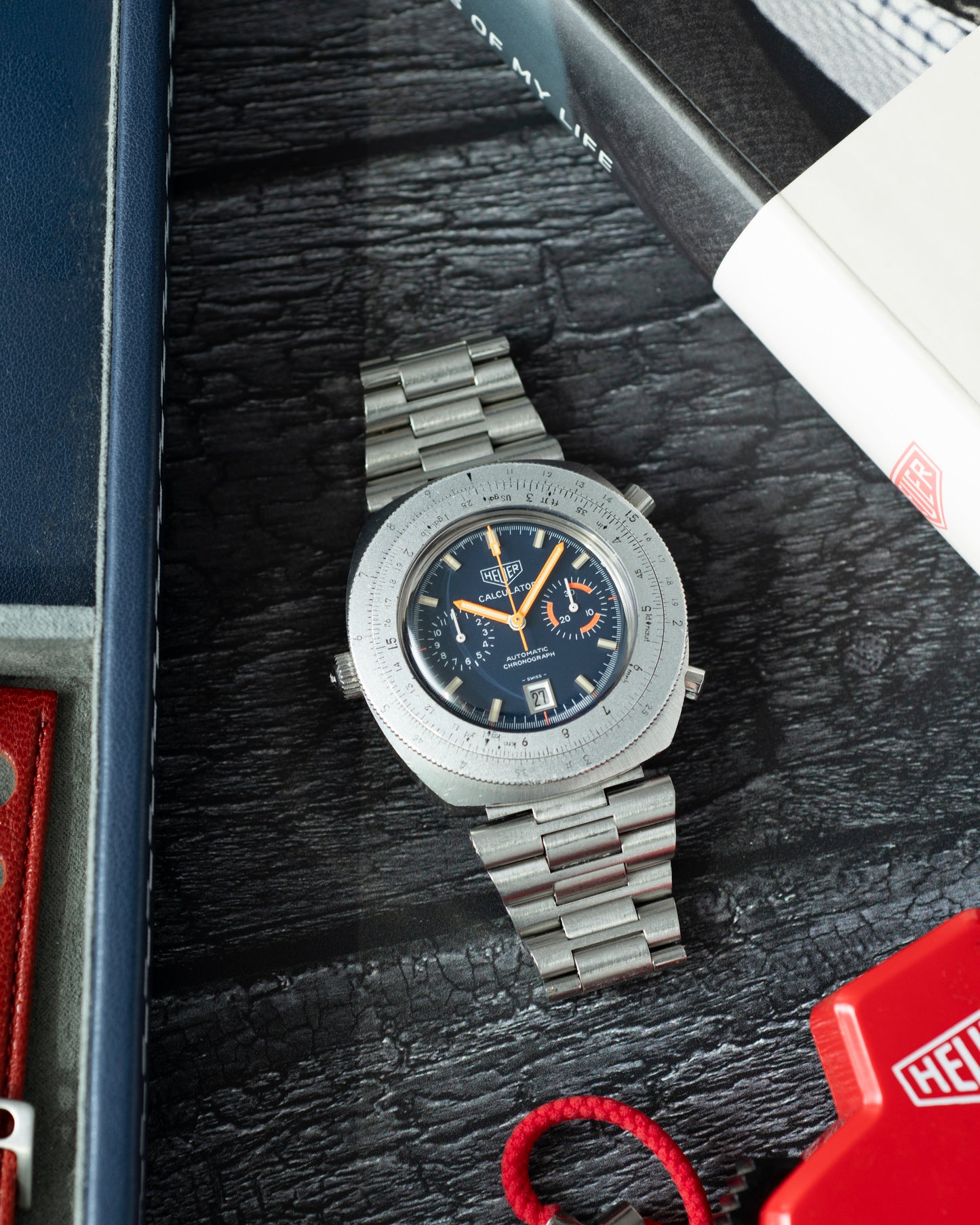 Heuer Calculator Automatic Chronograph