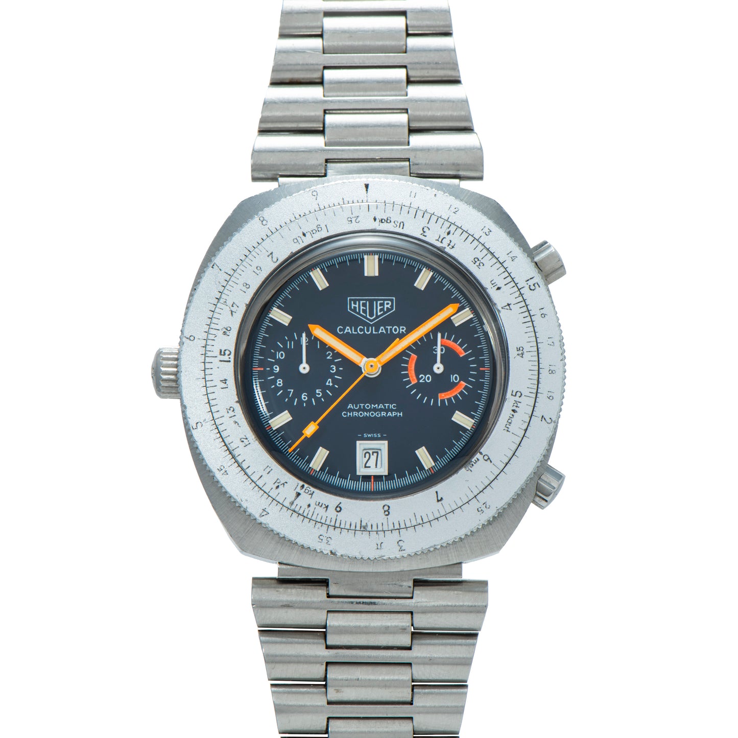 Heuer Calculator Automatic Chronograph