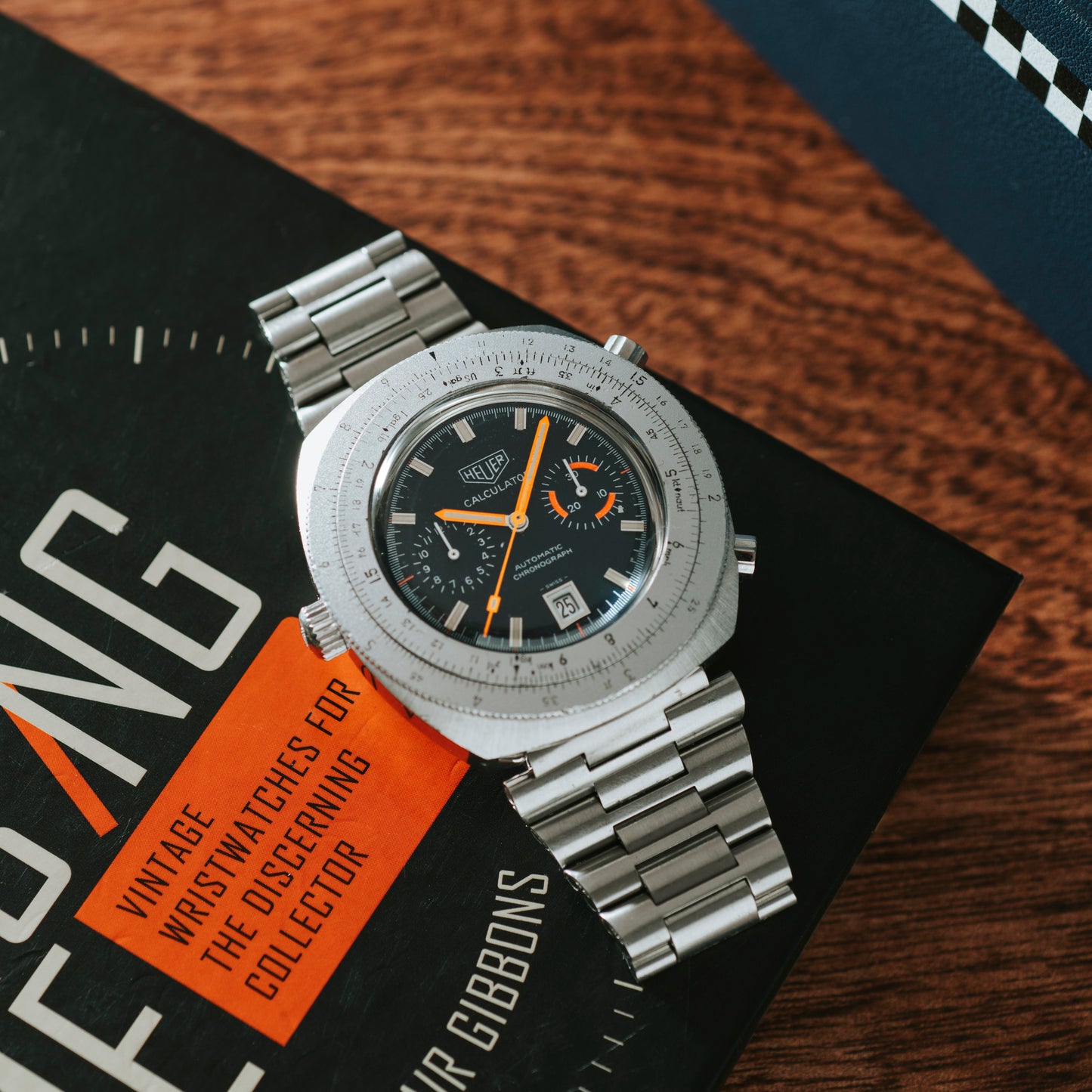 Heuer Calculator Automatic Chronograph