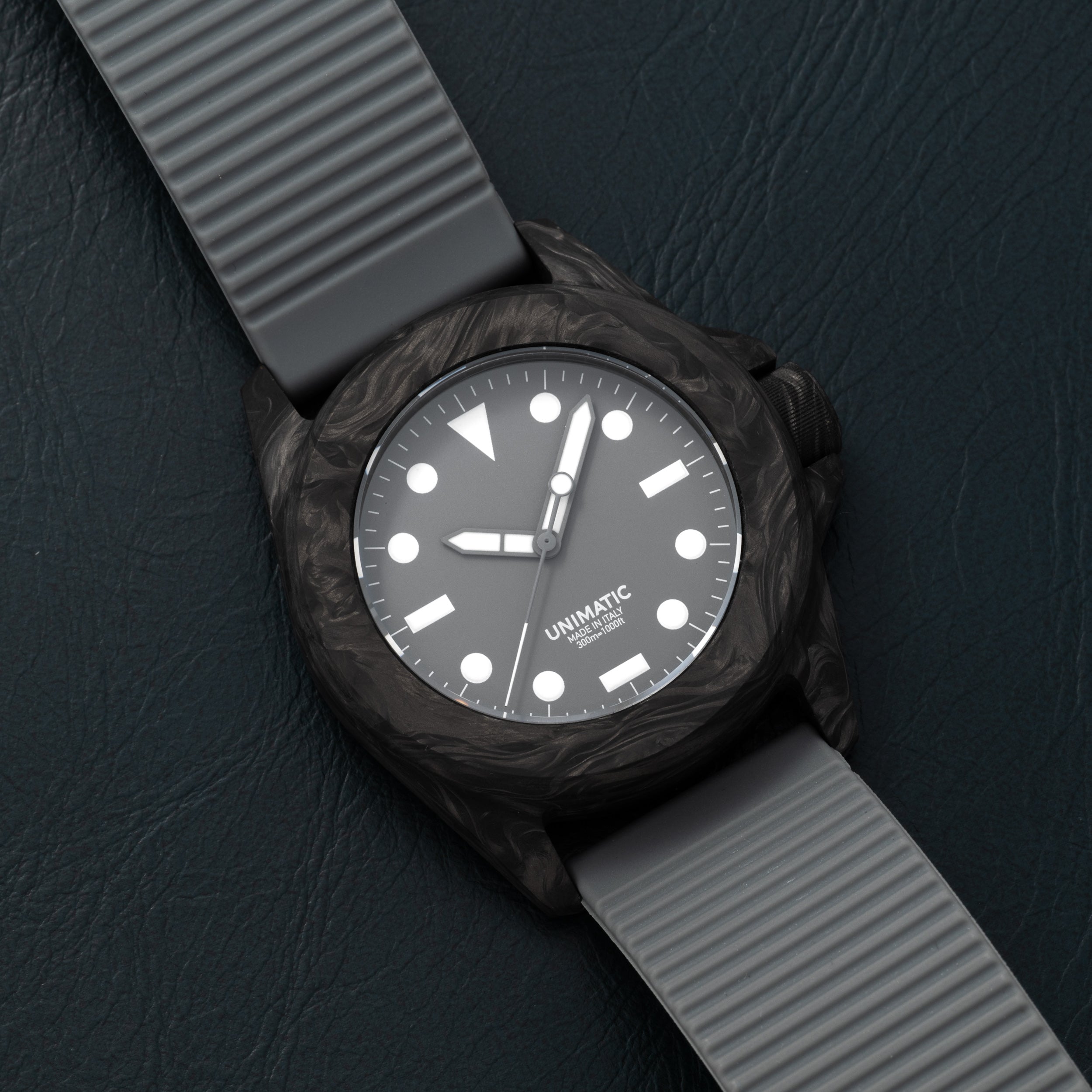 Unimatic Modello Quattro Carbon Limited Edition for HODINKEE
