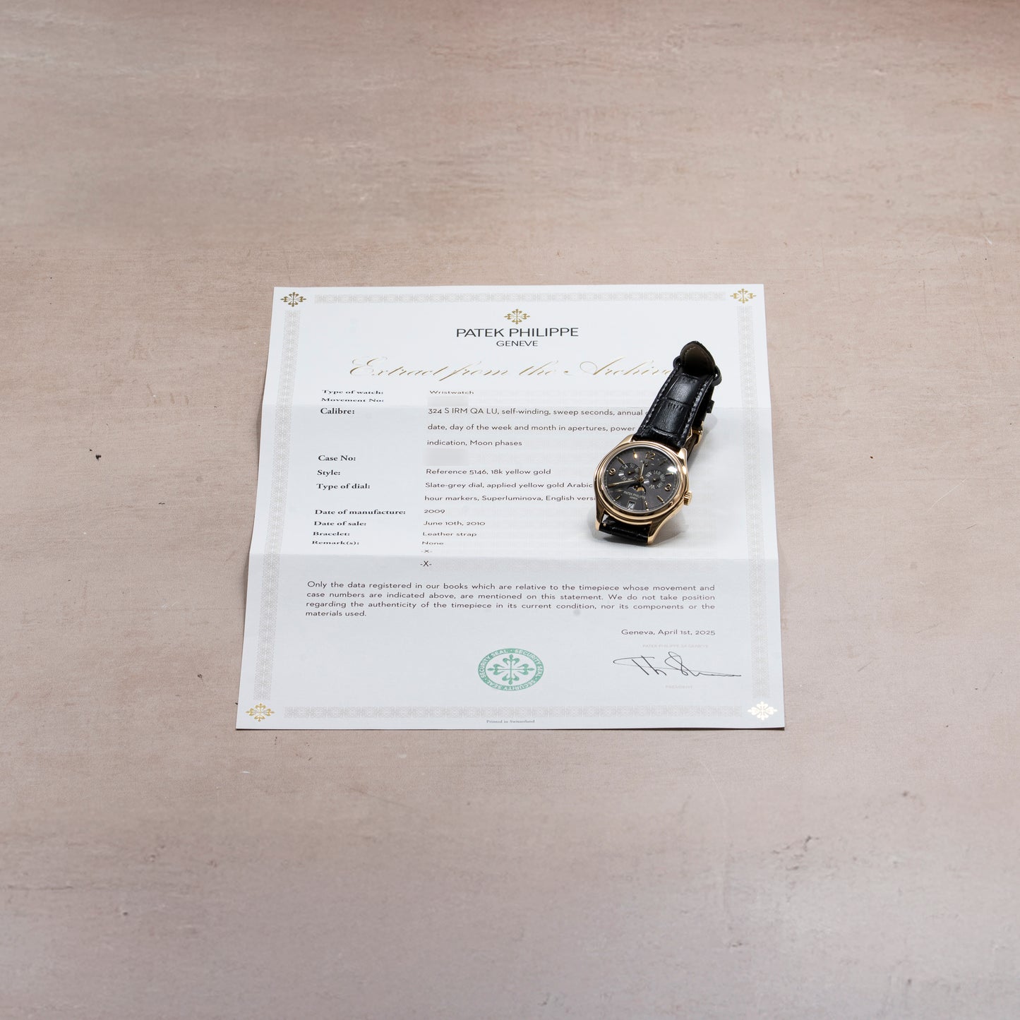 Patek Philippe Annual Calendar Moonphase