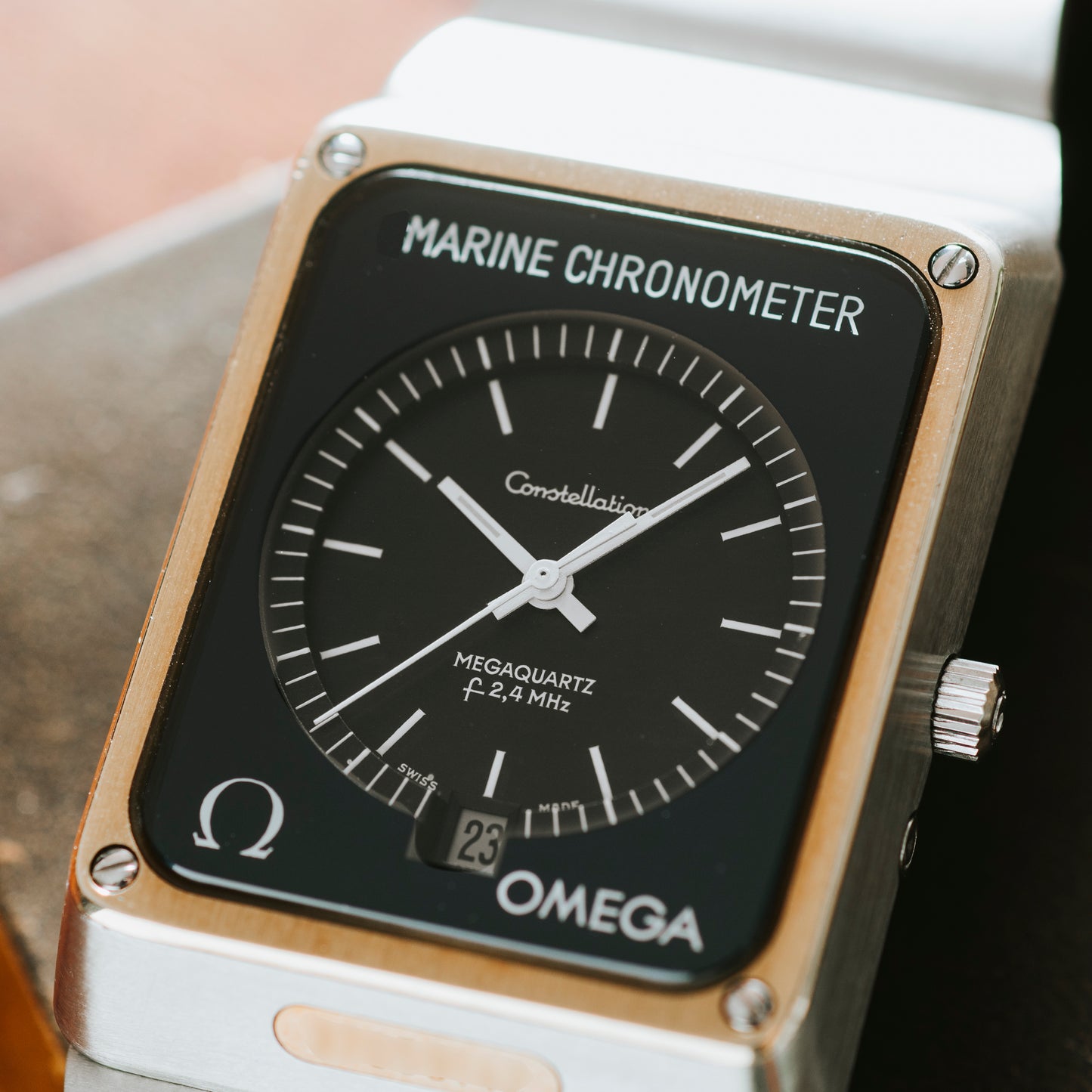 Omega Constellation Marine Chronometer Megaquartz
