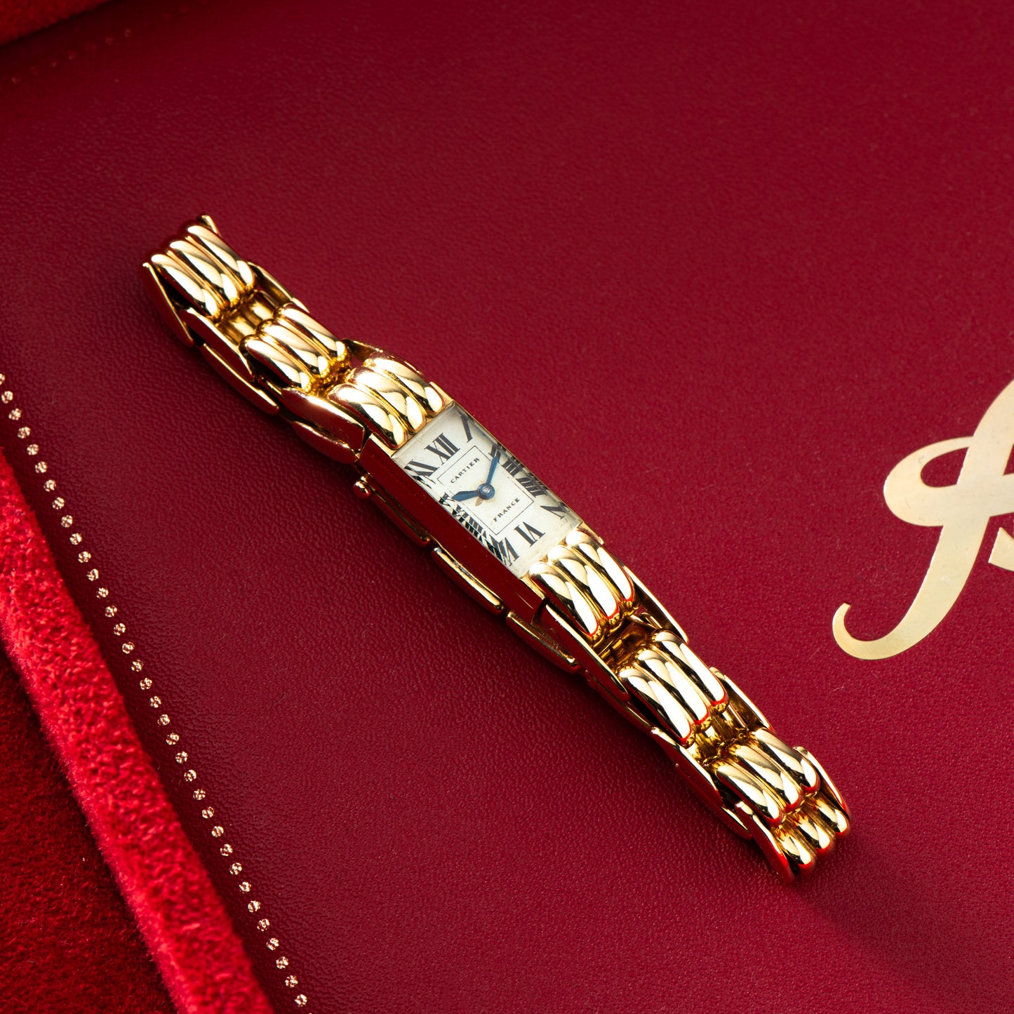 Cartier France 'Backwind' Dress Watch