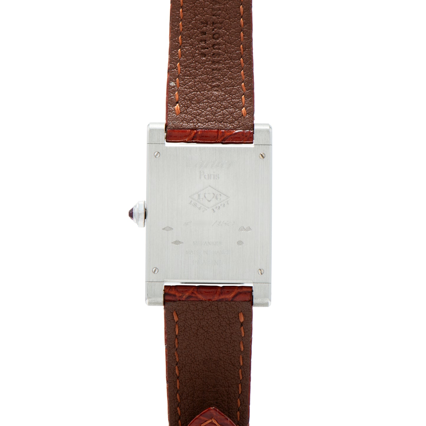 Cartier Tank à Guichets 'Platinum' 150th Anniversary