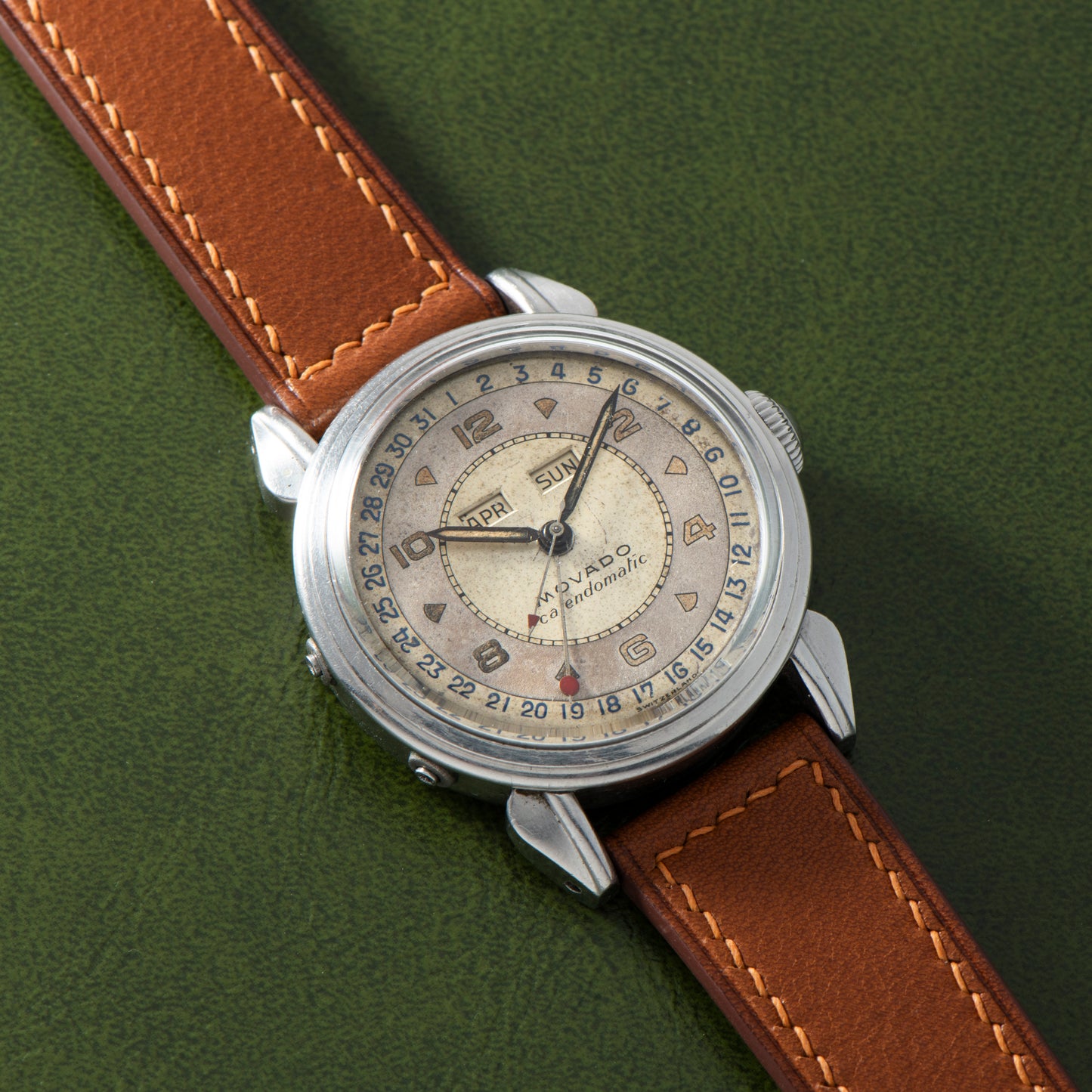 Movado Calendomatic 'Borgel Case'