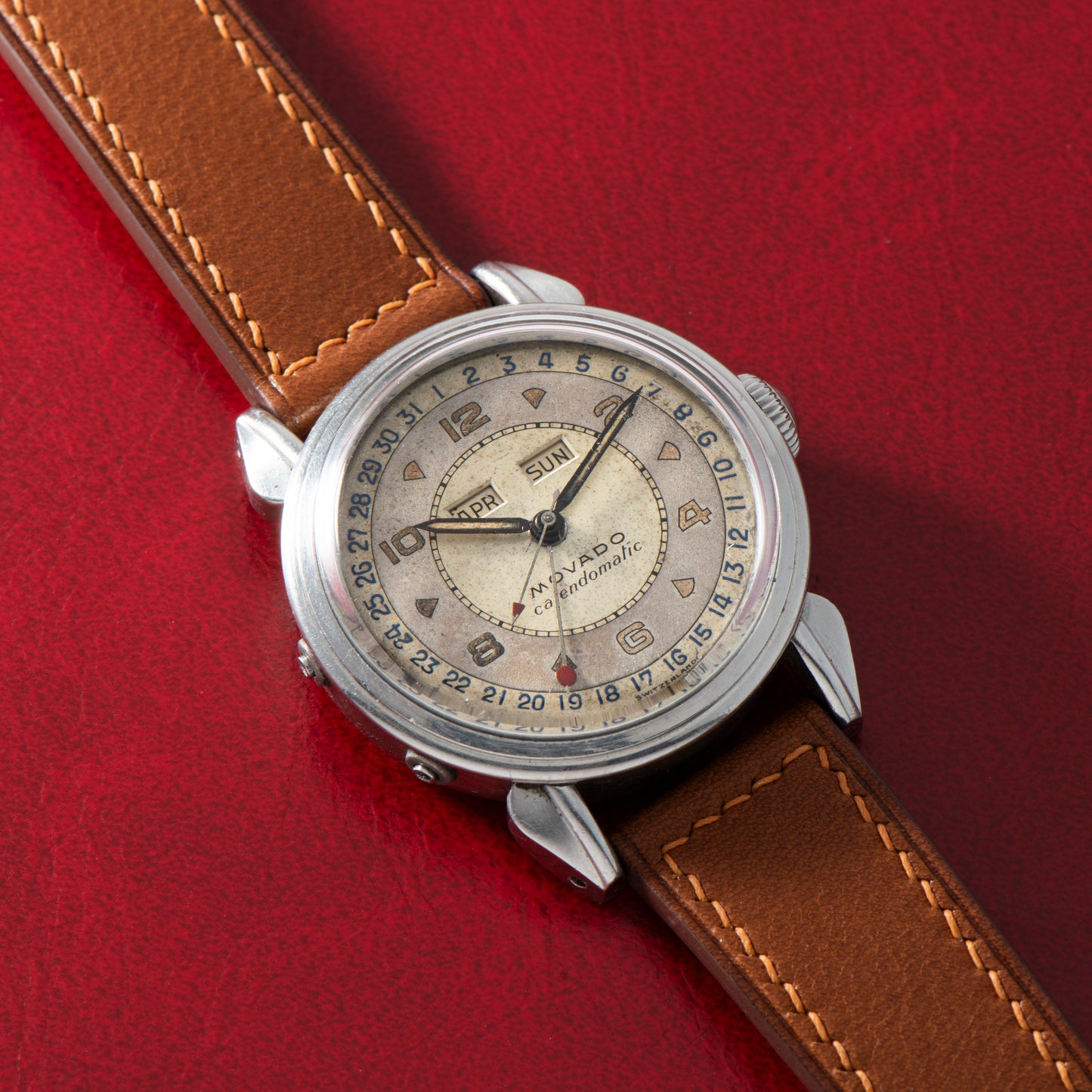 Movado Calendomatic 'Borgel Case'