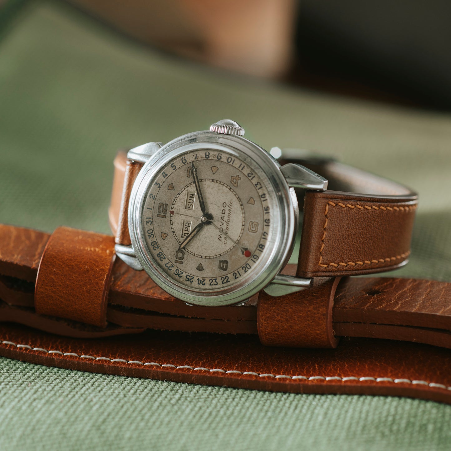 Movado Calendomatic 'Borgel Case'