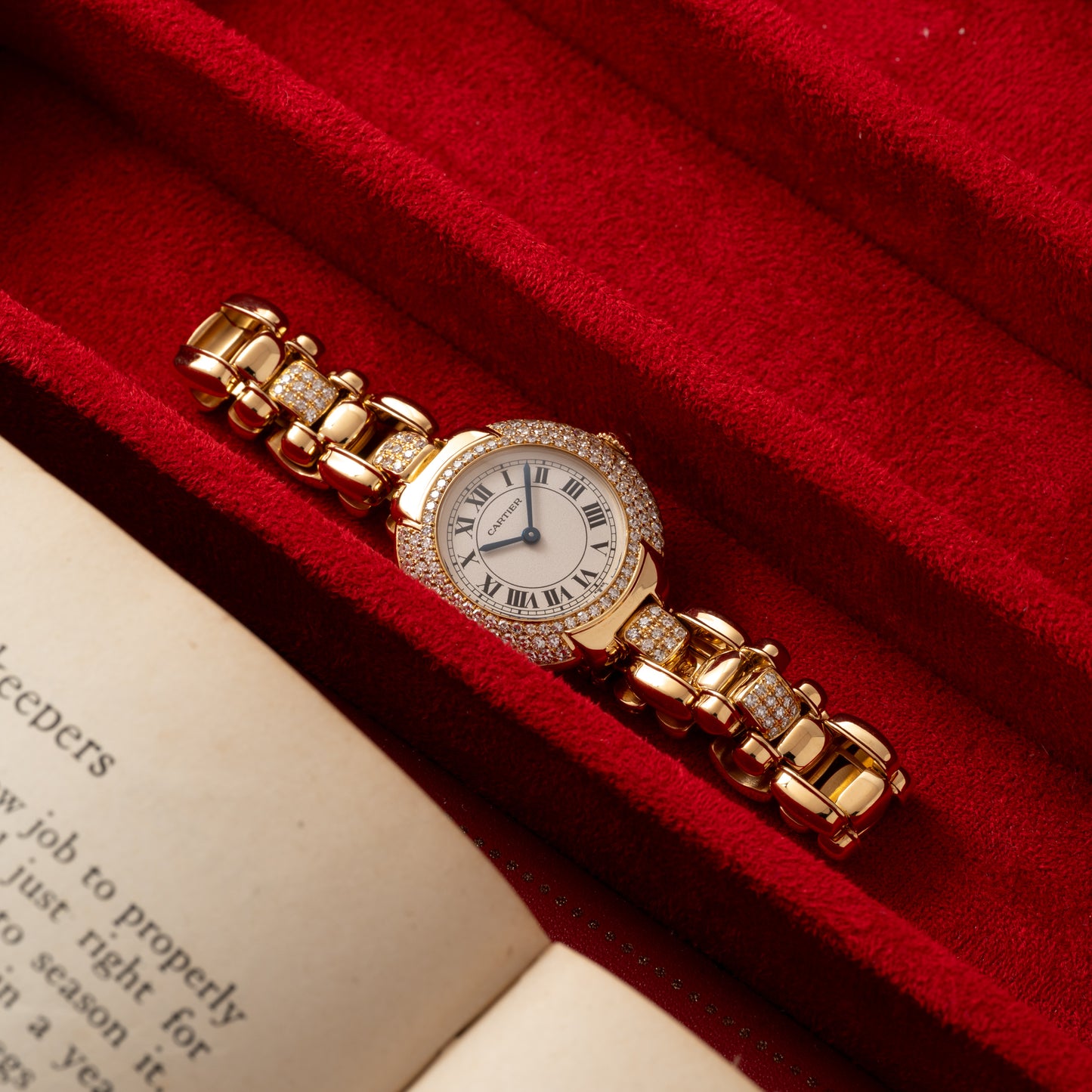 Cartier Ladies Dress Watch Diamond