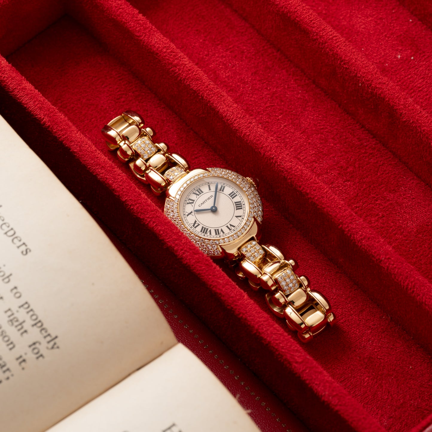 Cartier Ladies Dress Watch Diamond