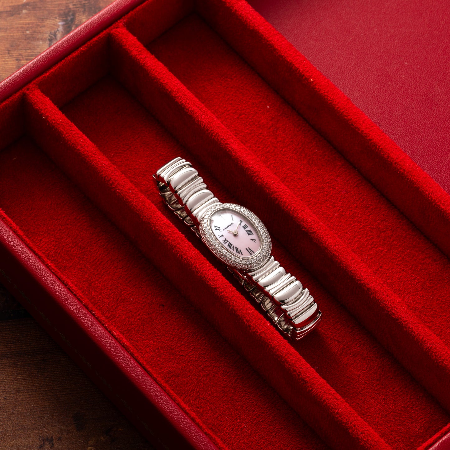 Cartier Baignoire 'Pink MOP'