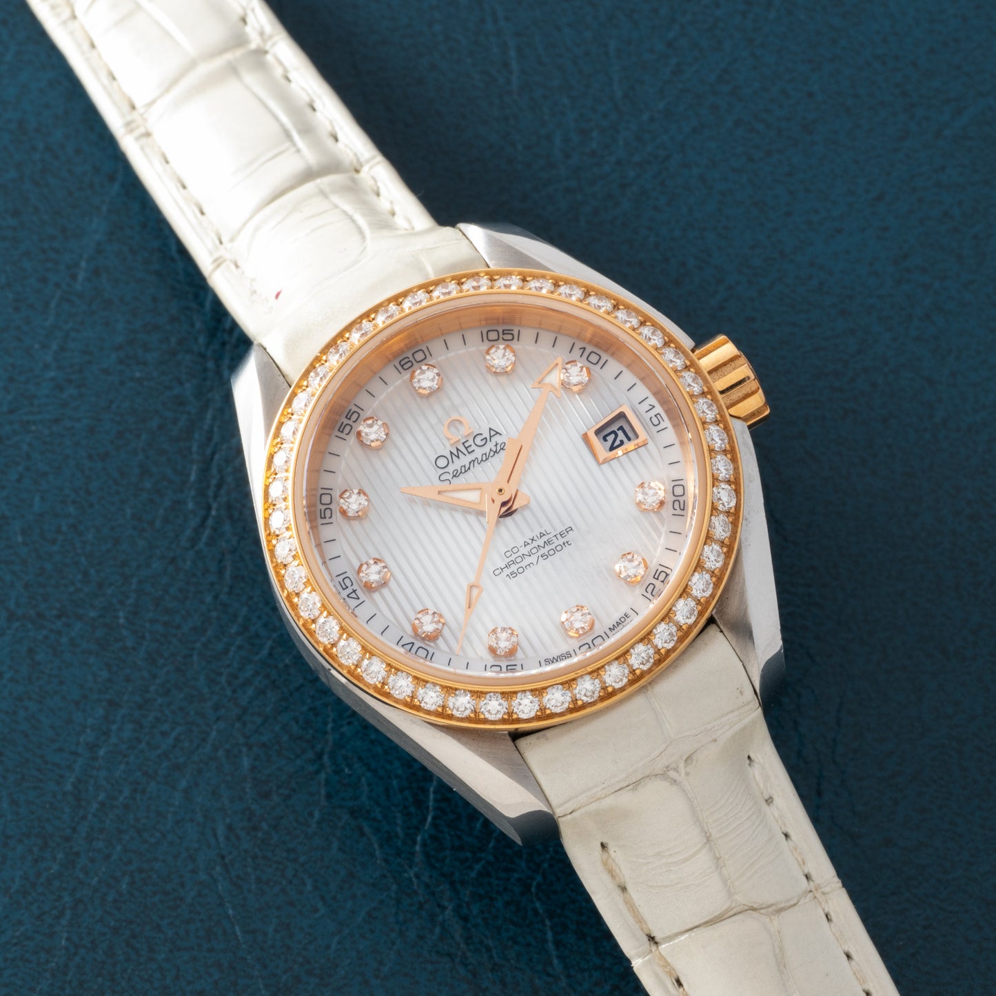 Omega Seamaster Aqua Terra Diamond Ladies