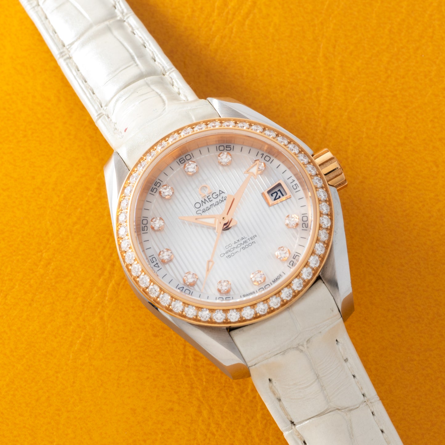 Omega Seamaster Aqua Terra Diamond Ladies