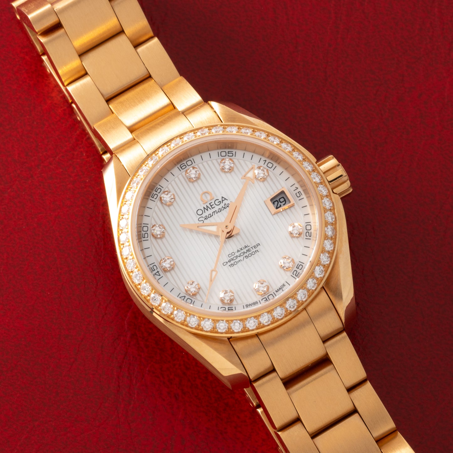 Omega Seamaster Aqua Terra Co-Axial 'Mother Of Pearl'