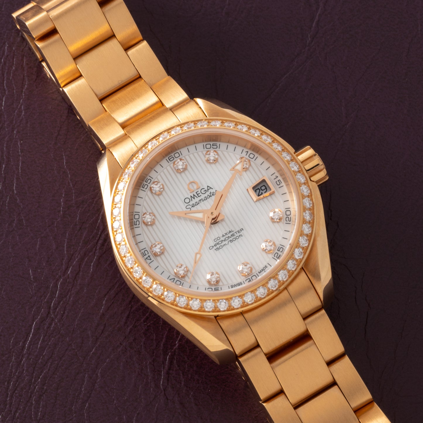 Omega Seamaster Aqua Terra Co-Axial 'Mother Of Pearl'