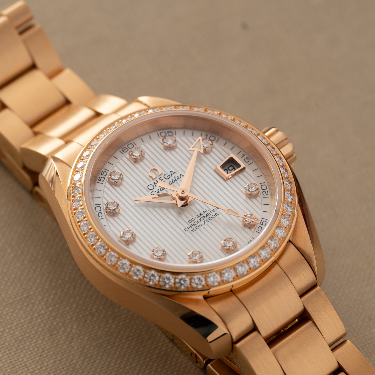 Omega Seamaster Aqua Terra Co-Axial 'Mother Of Pearl'