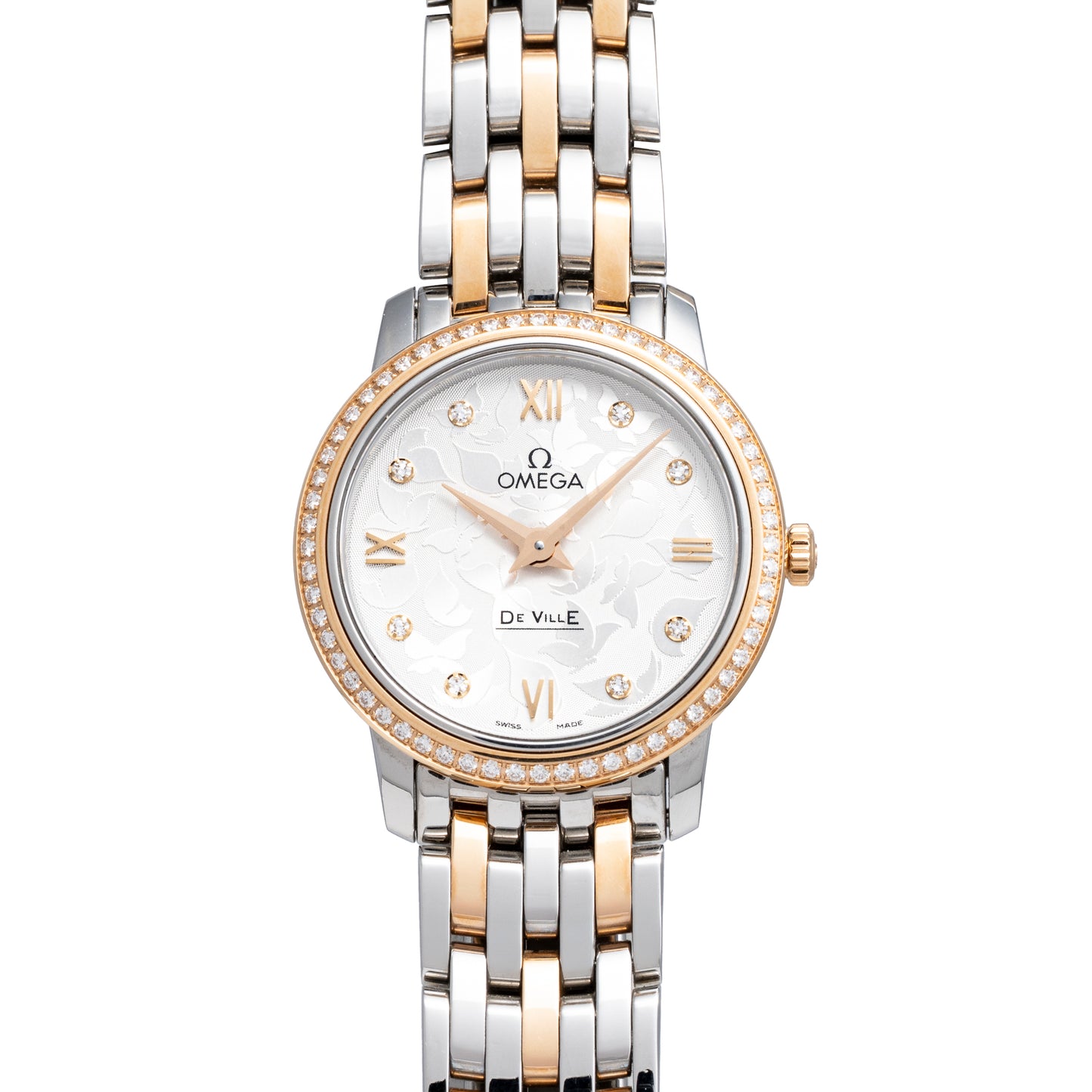 Omega DeVille Prestige Diamond Butterfly