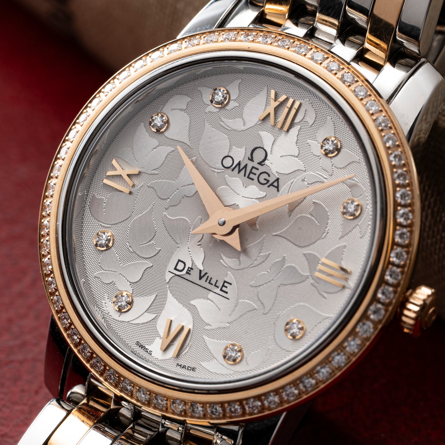 Omega DeVille Prestige Diamond Butterfly