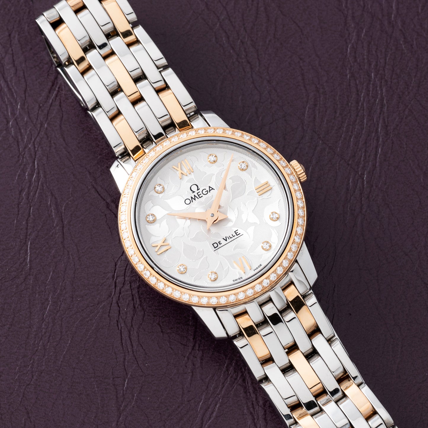 Omega DeVille Prestige Diamond Butterfly
