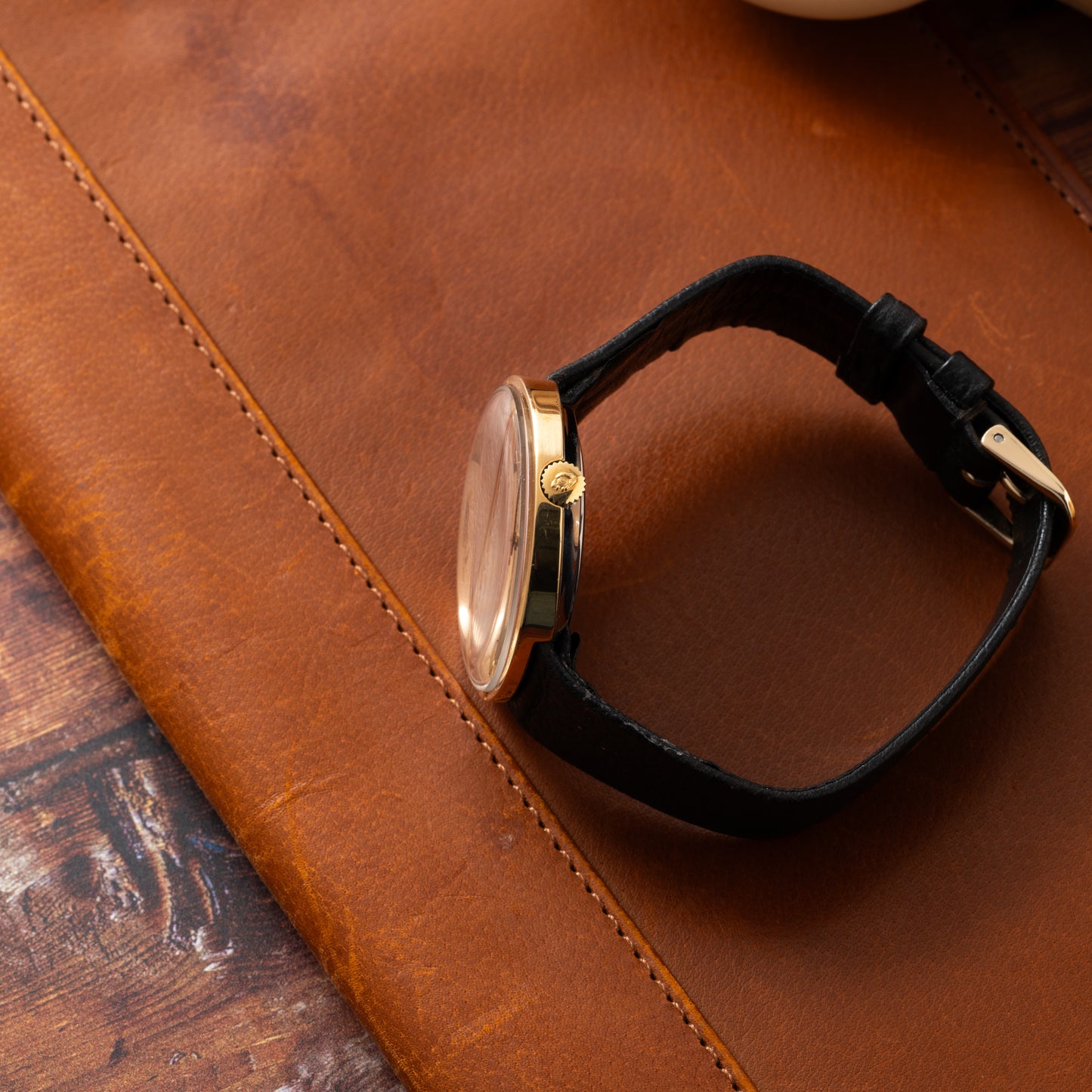 Movado KIngmatic President 'Borgel Case' Dress Watch