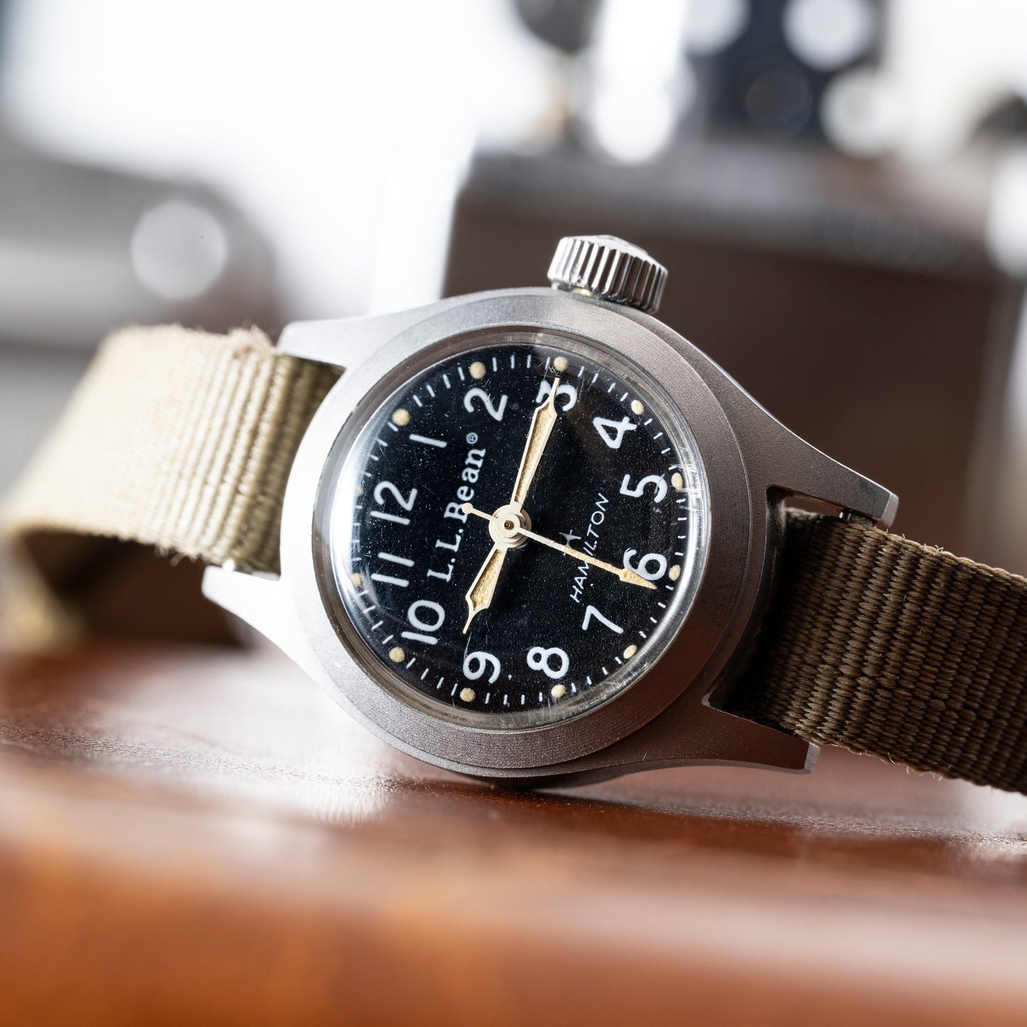 Hamilton Khaki Field 'L.L. Bean' Mini Ladies
