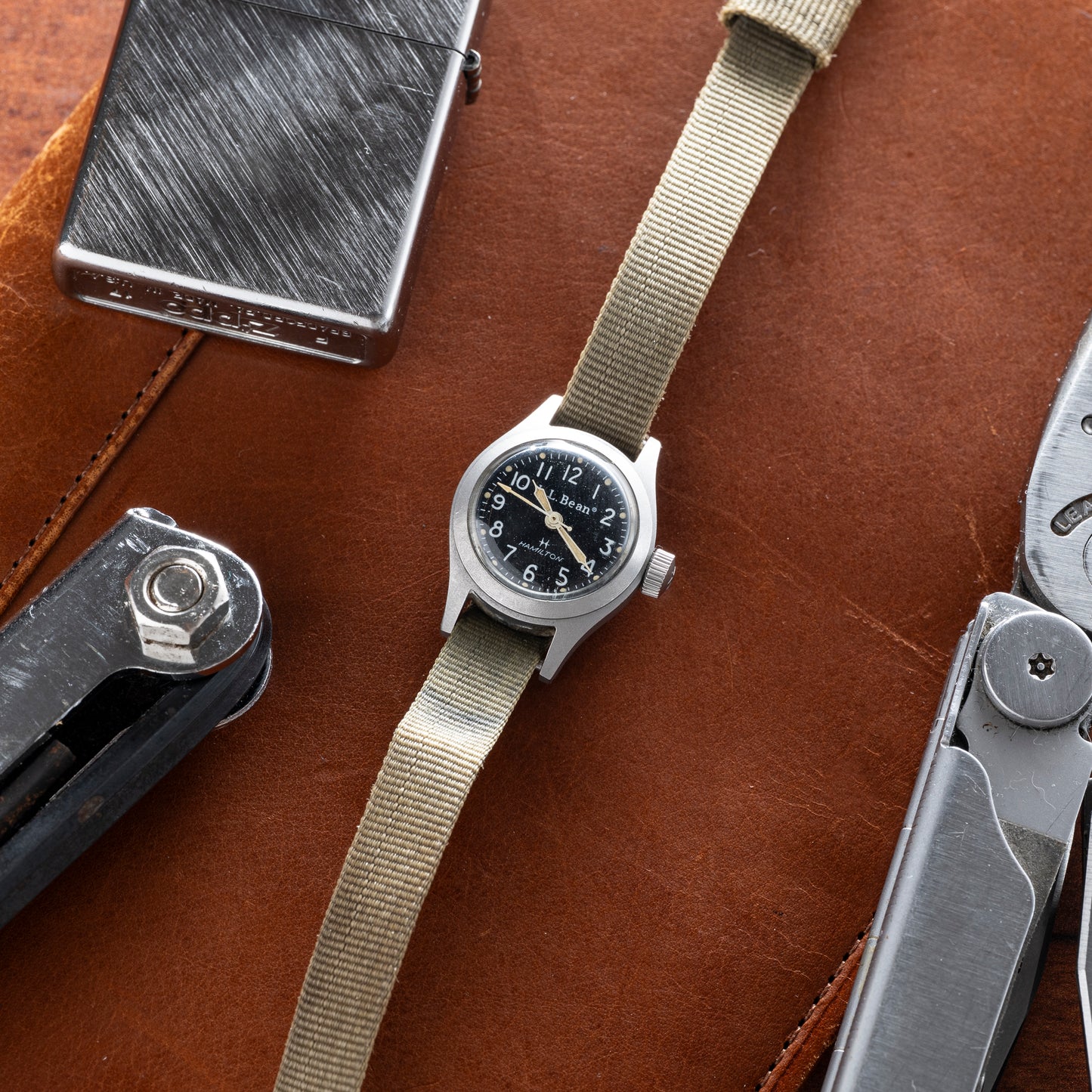 Hamilton Khaki Field 'L.L. Bean' Mini Ladies