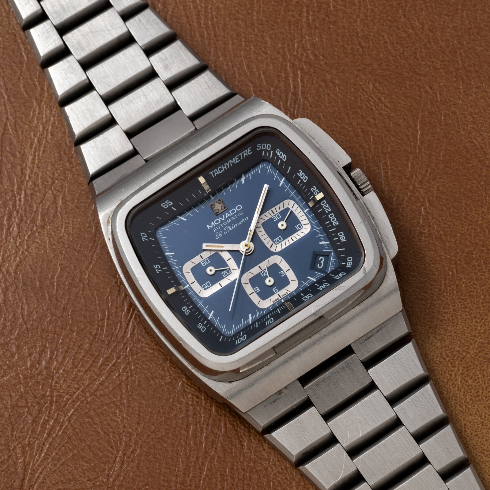 Movado El Primero Chronograph 'TV Case'