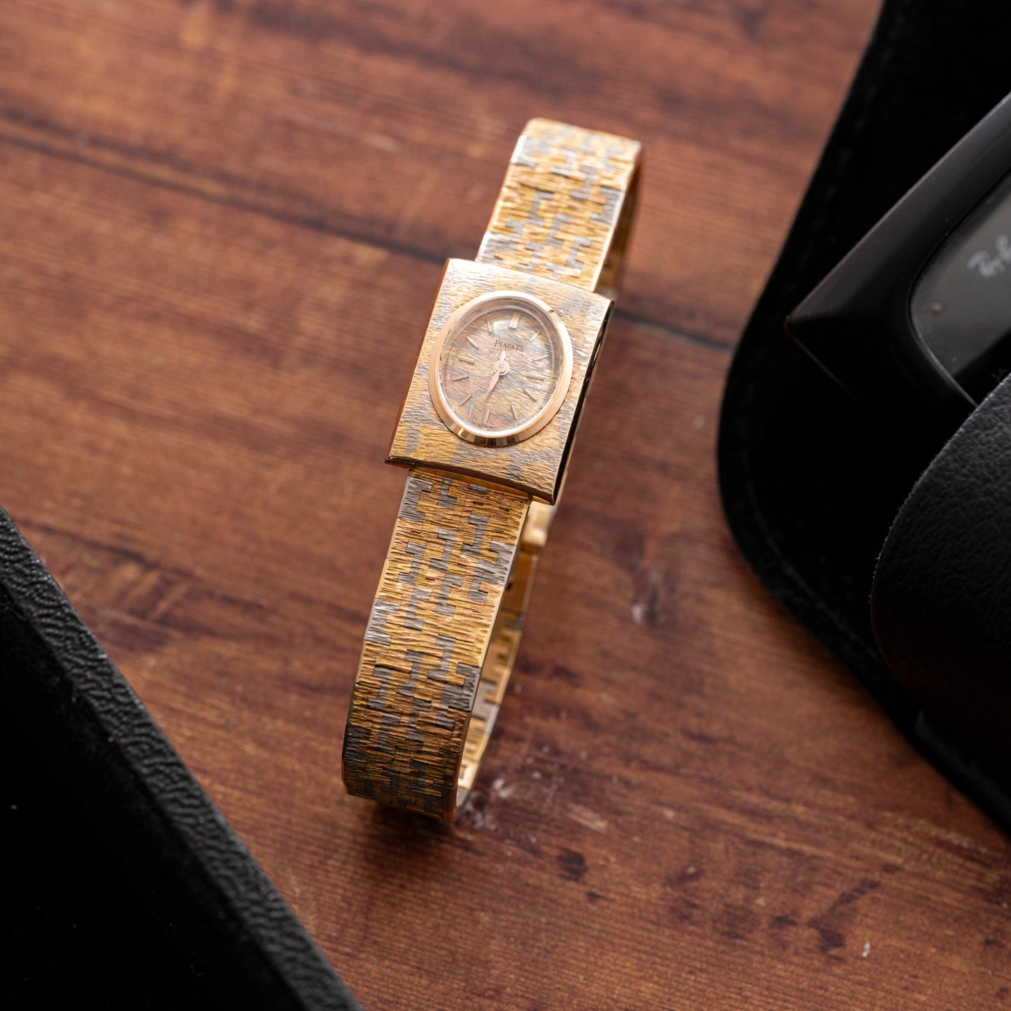 Piaget Tri-Tone 'Bark' Dress Watch