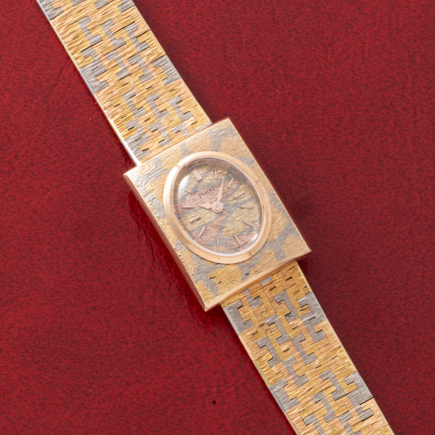 Piaget Tri-Tone 'Bark' Dress Watch
