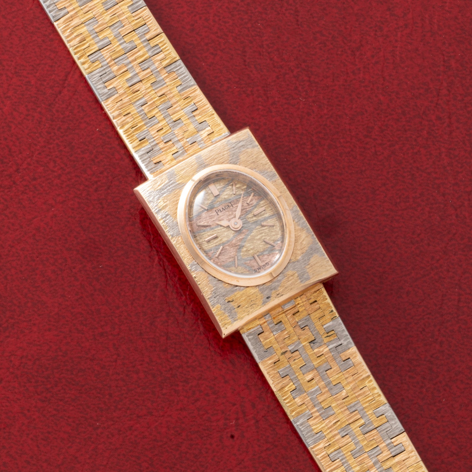 Piaget Tri-Tone 'Bark' Dress Watch