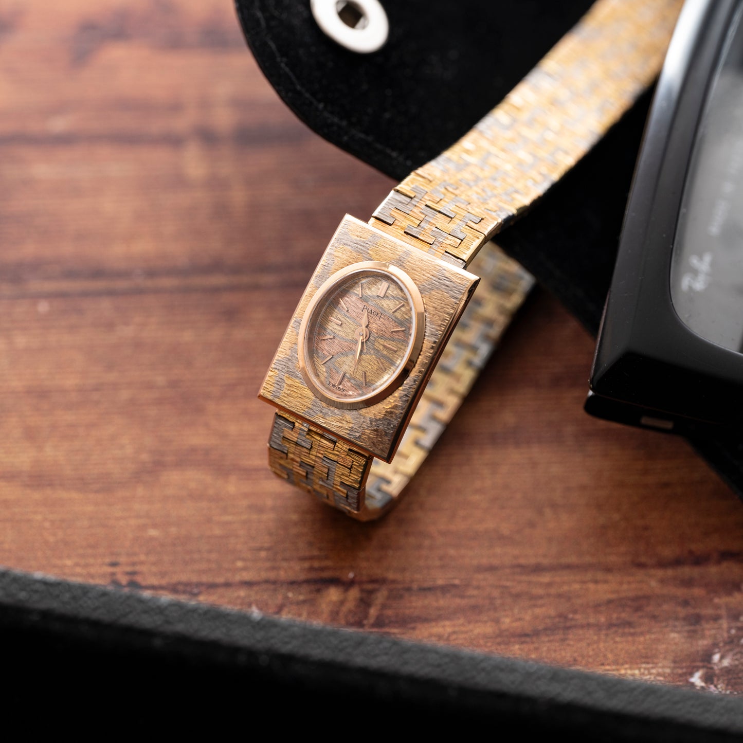 Piaget Tri-Tone 'Bark' Dress Watch