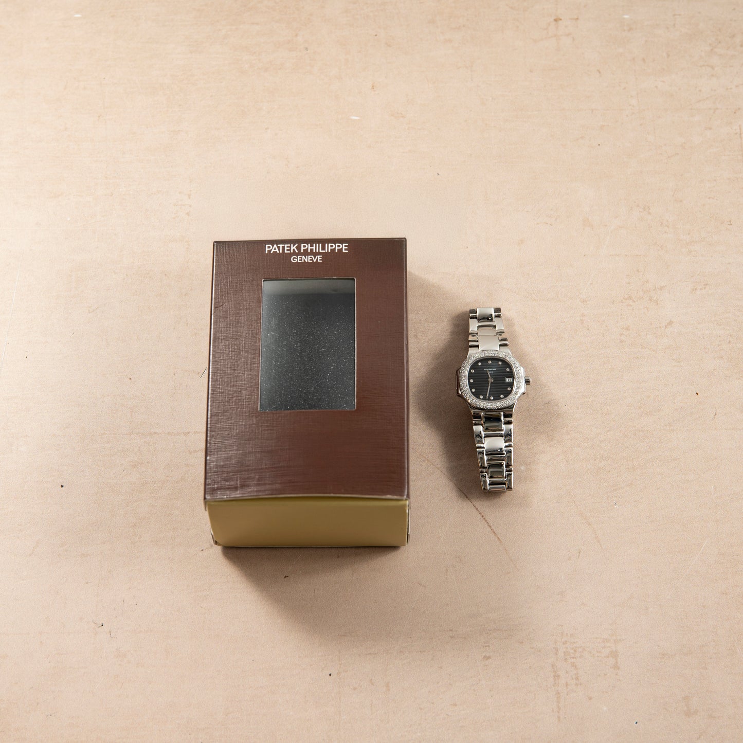 Patek Philippe Ladies Nautilus Platinum Diamond