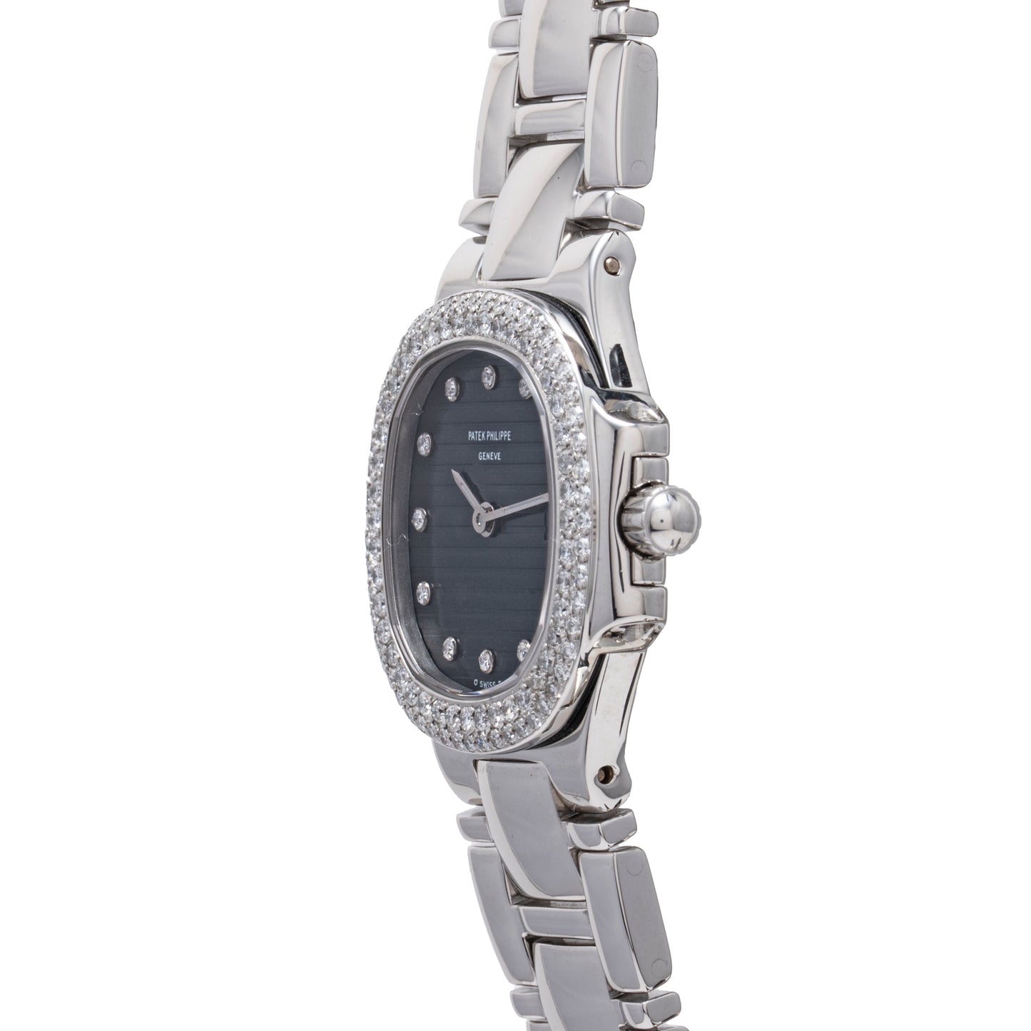 Patek Philippe Ladies Nautilus Platinum Diamond