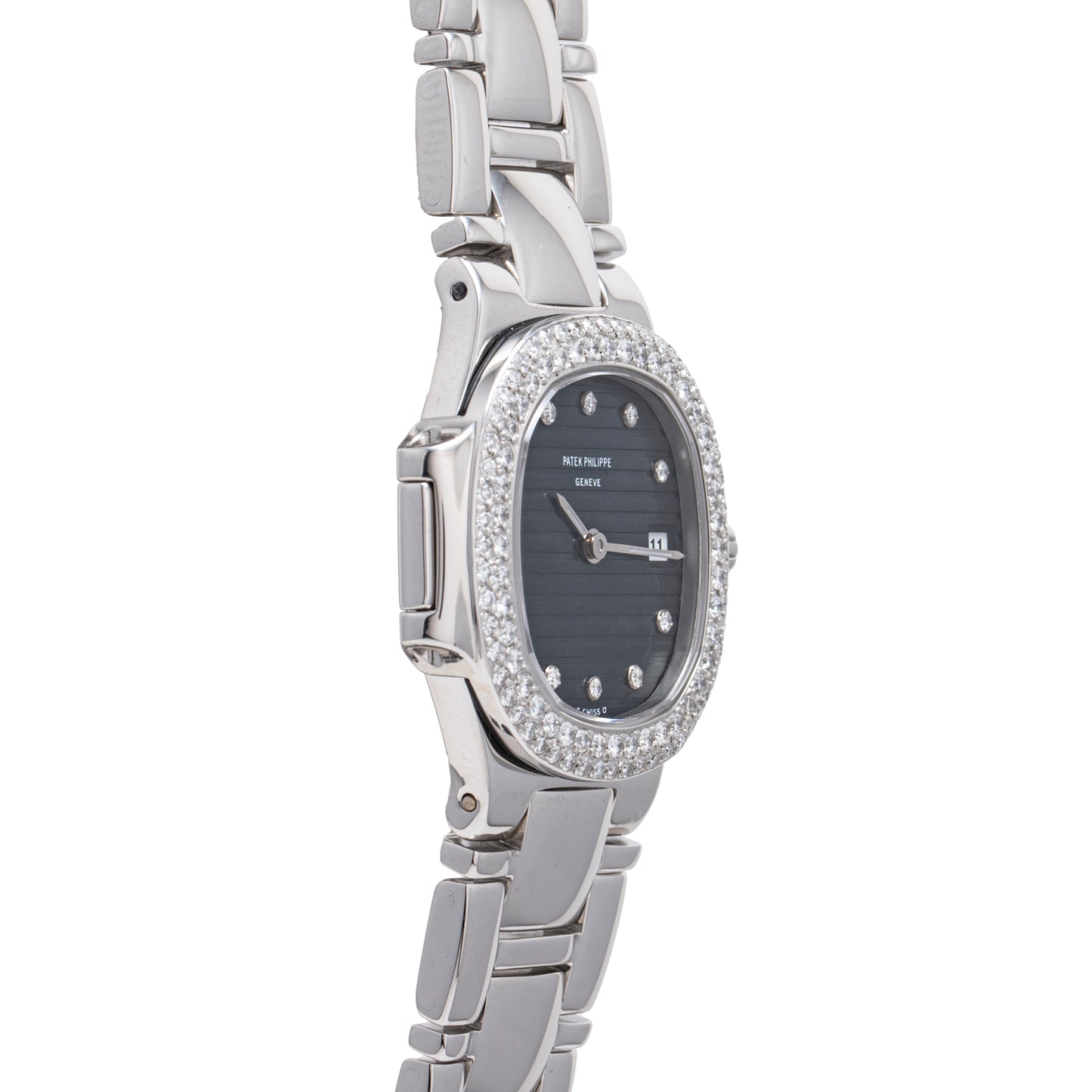 Patek Philippe Ladies Nautilus Platinum Diamond