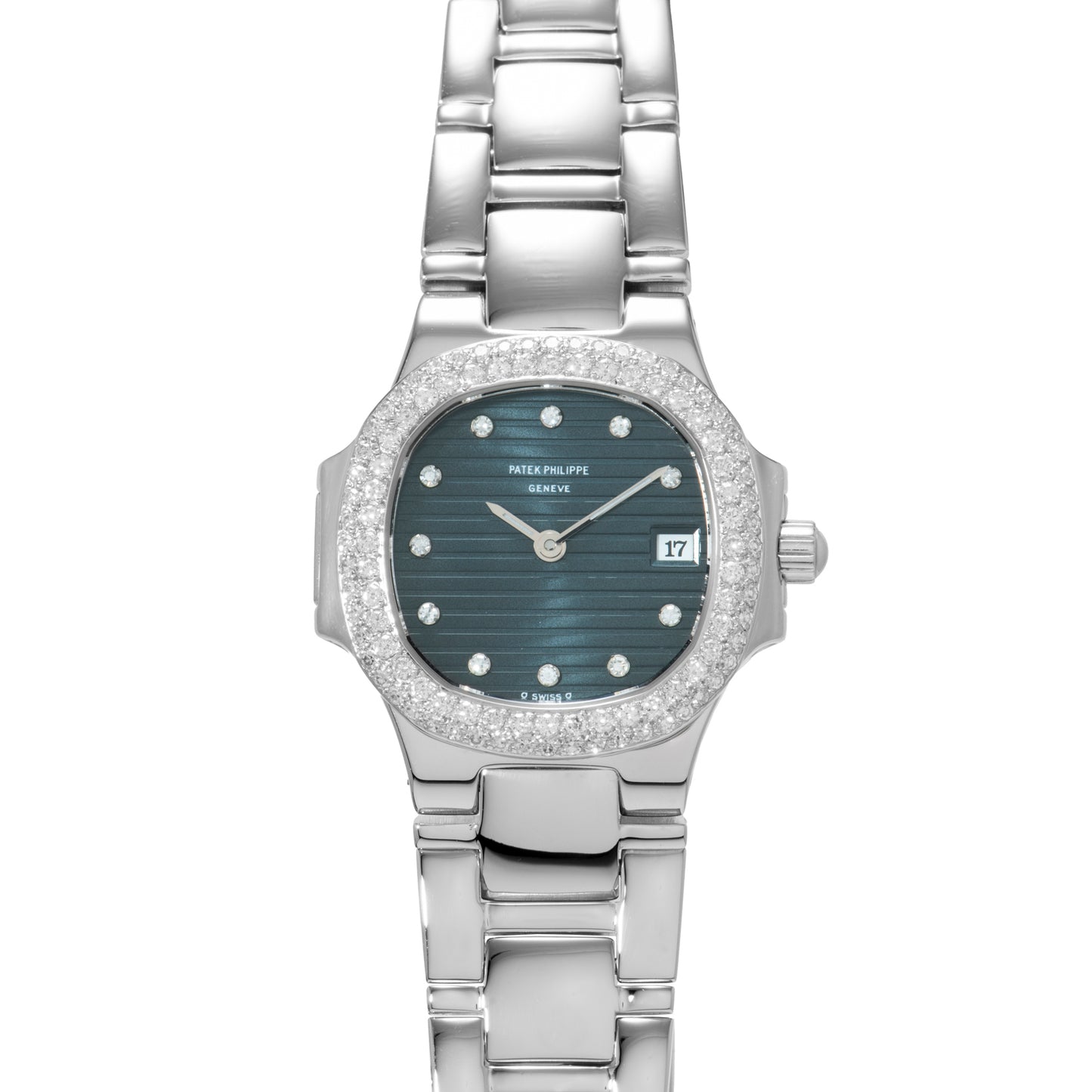 Patek Philippe Ladies Nautilus Platinum Diamond