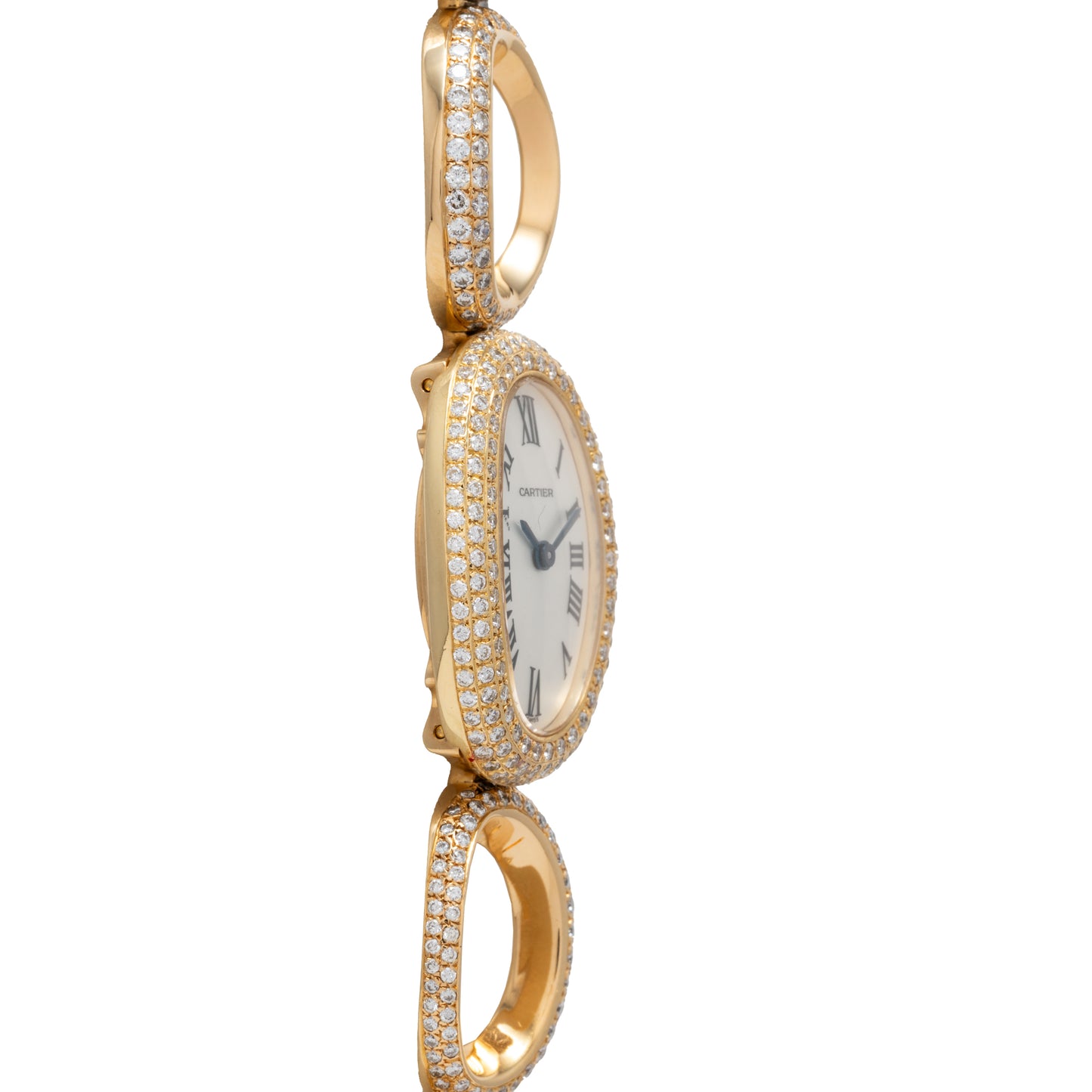 Cartier Baignoire 'Oval Bracelet' Diamonds