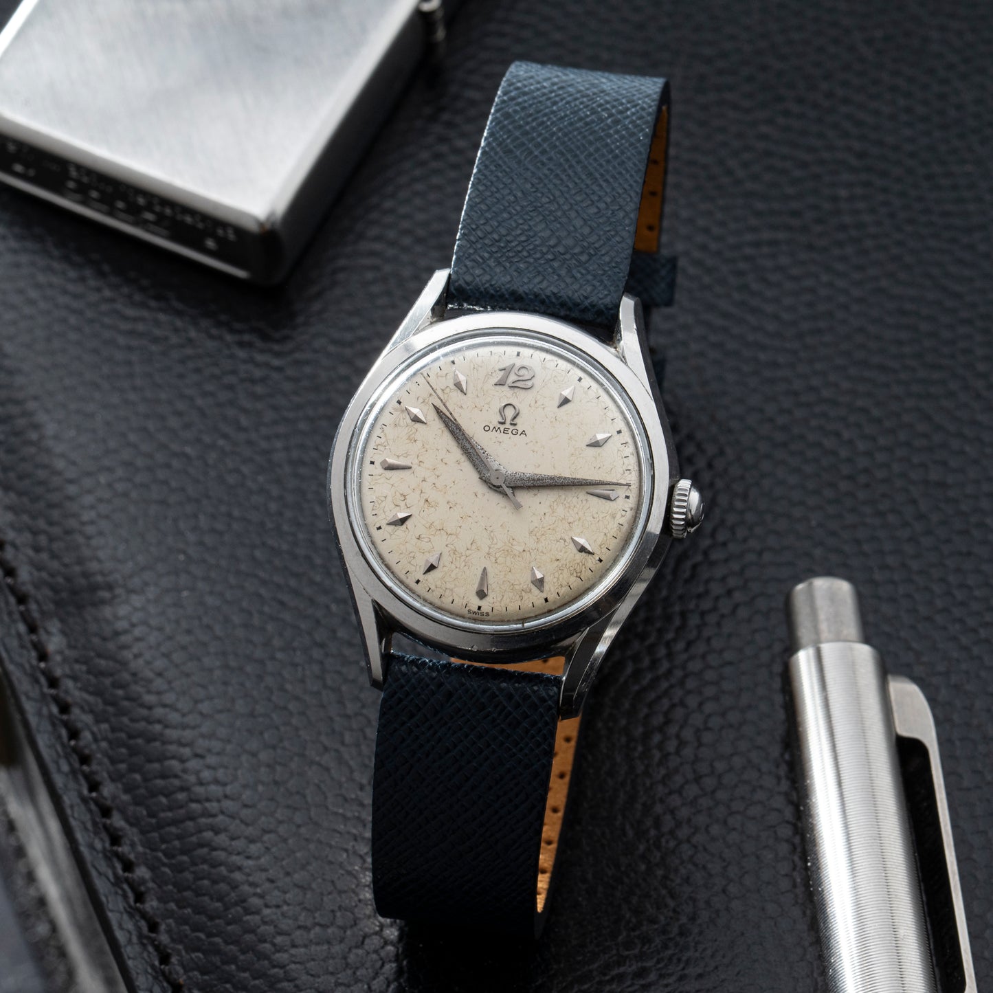 Omega Steel Dress Watch 'Breguet'