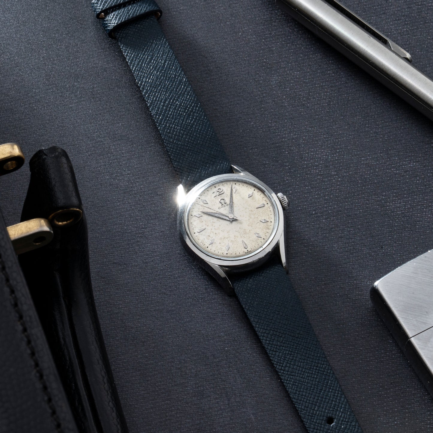 Omega Steel Dress Watch 'Breguet'