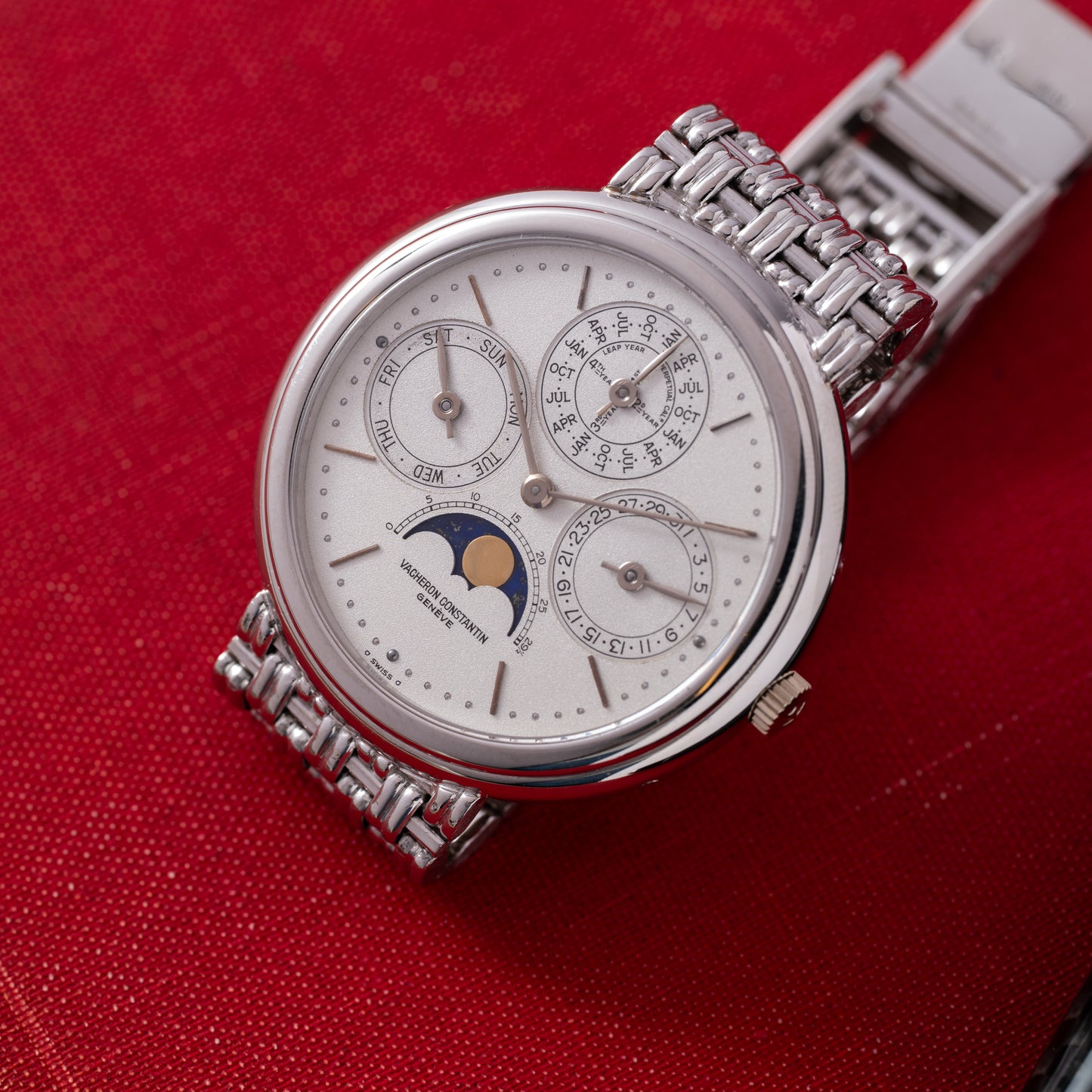 Vacheron Constantin 'Platinum' Perpetual Calendar Moonphase