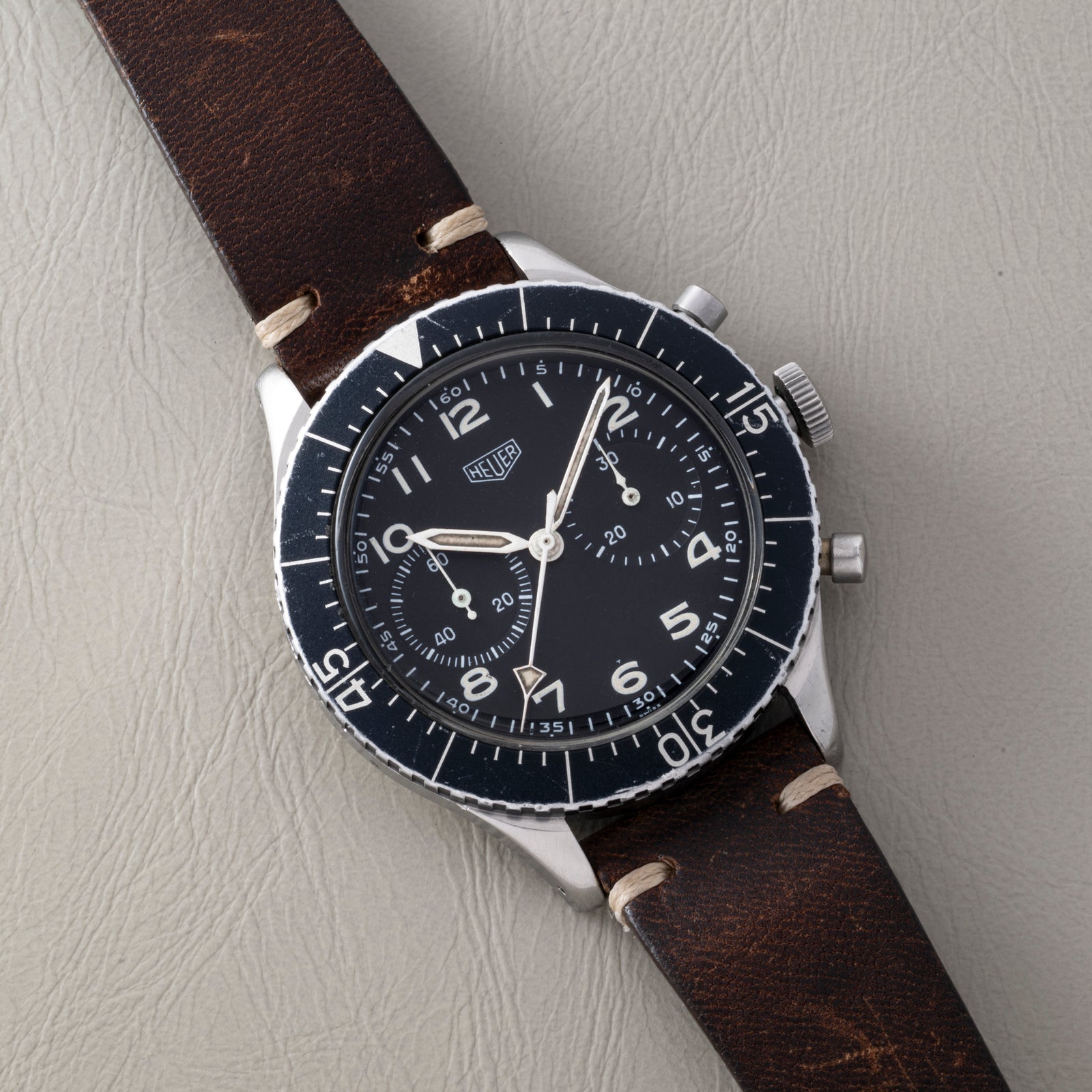 Heuer Bundeswehr Flyback Chronograph