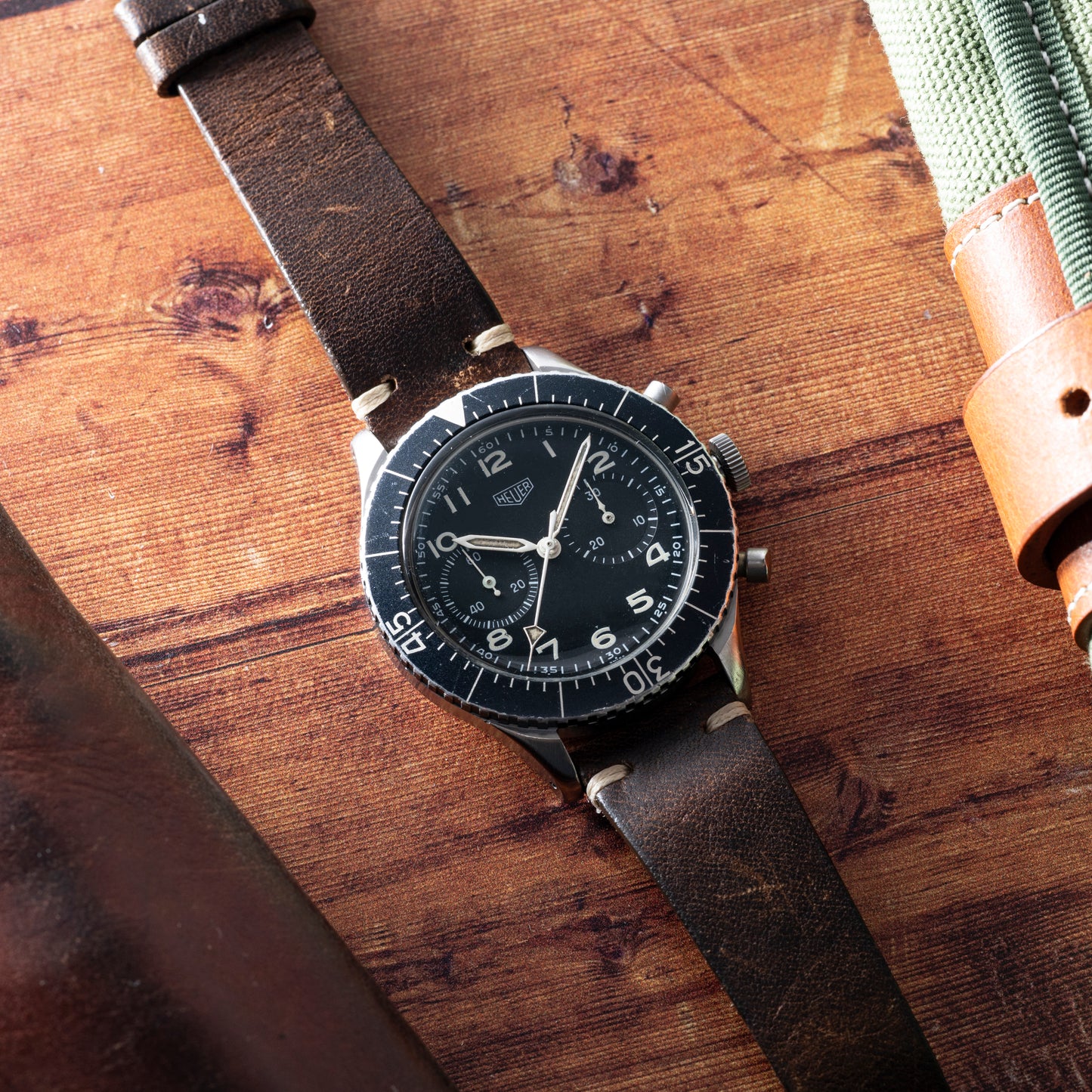 Heuer Bundeswehr Flyback Chronograph