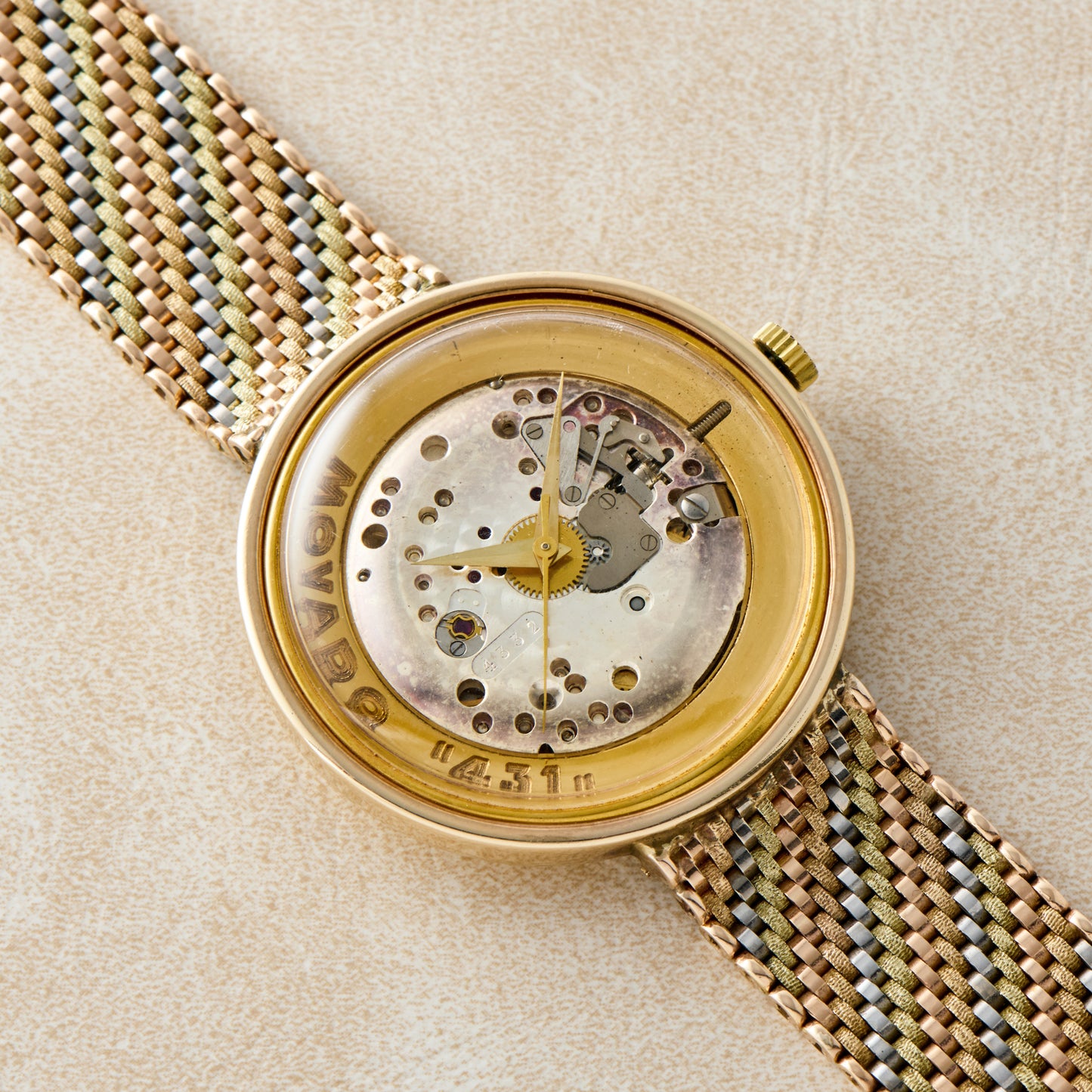 Movado 431 Tri-Tone 'Salesman Sample'