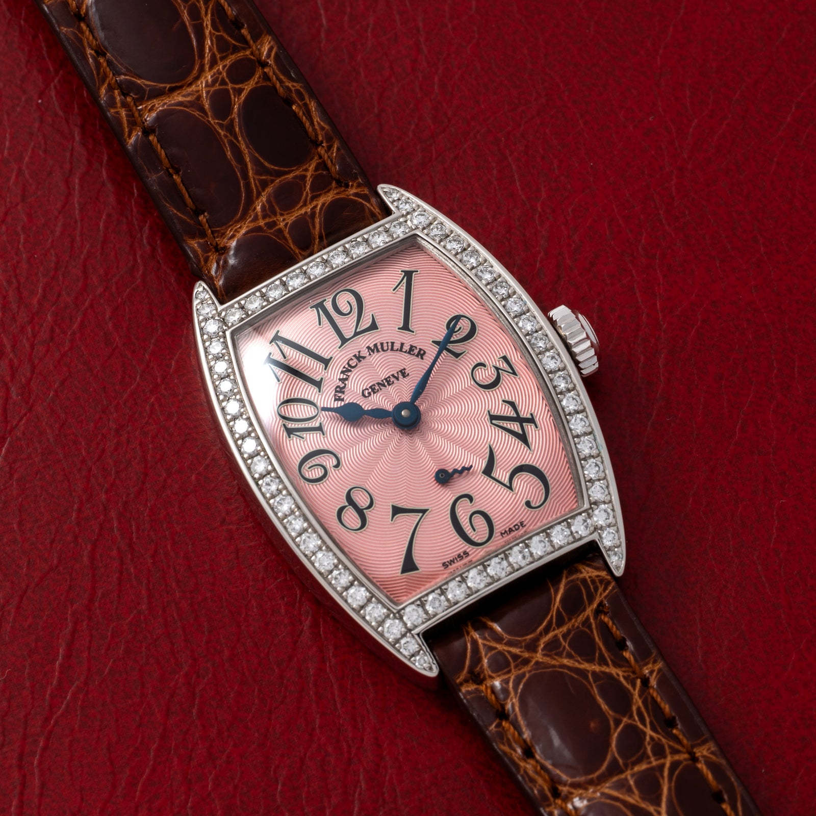 Franck Muller Cintree Curvex Platinum Diamond